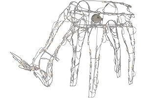 Northlight 42" Lighted White Feeding Reindeer Animated Outdoor Christmas Decoration