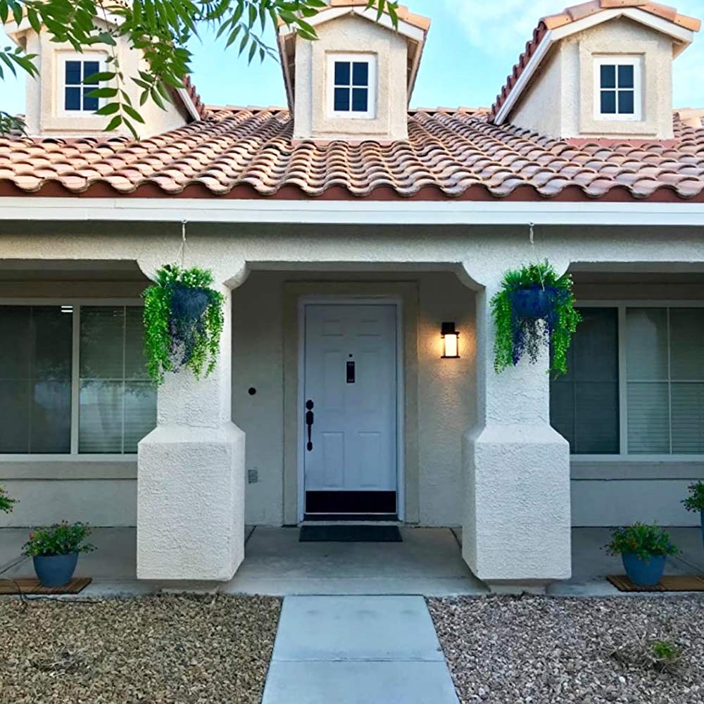 SOMYTING Lot De 2 Plantes Artificielles à Suspendre De 1,1 M - Feuilles