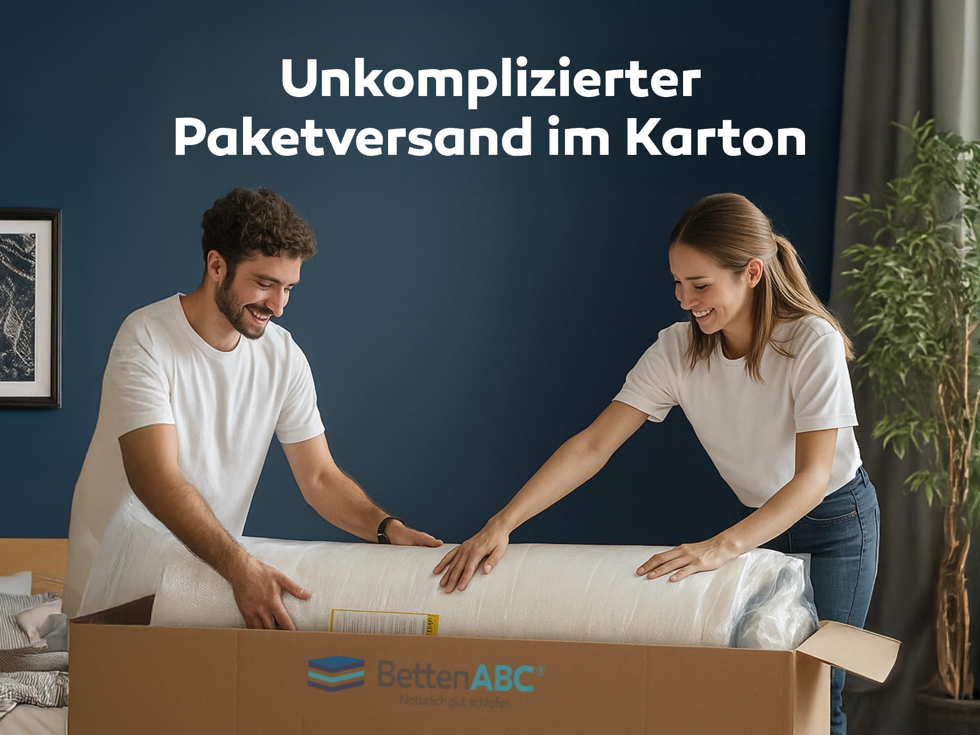 Betten-ABC - Matratze (KSP-500) - 140x200 cm (H3) - 7-Zonen Matratze aus Kaltschaum - Hypoallergen & Antibakteriell - Oeko-TEX® Zertifiziert - Bezug abnehmbar & waschbar - Lieferung per Paket