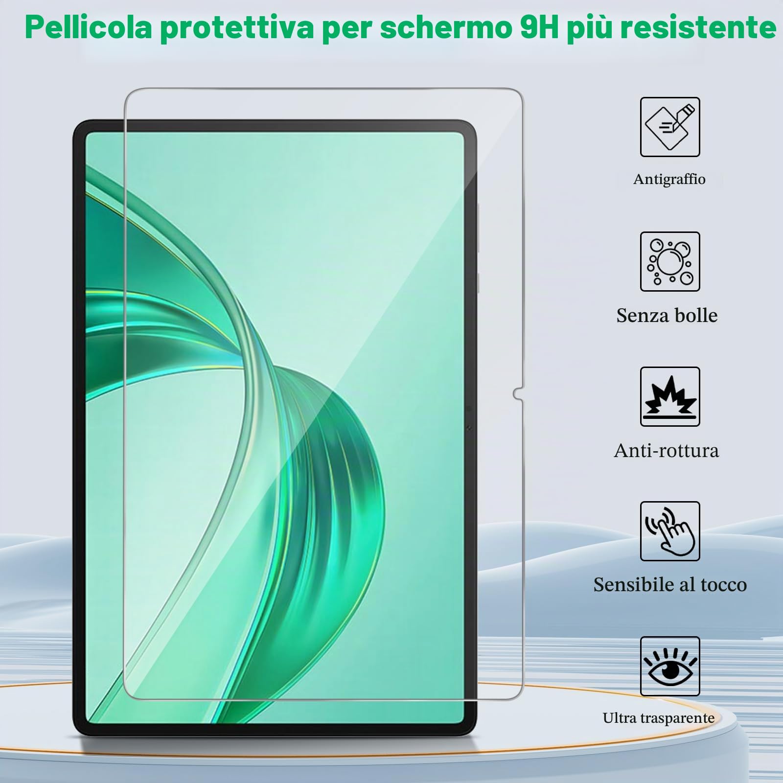 Pellicola Protettiva per HONOR Pad X8a / Pad X8b 11 Pollici HD 9H 2-Pezzi