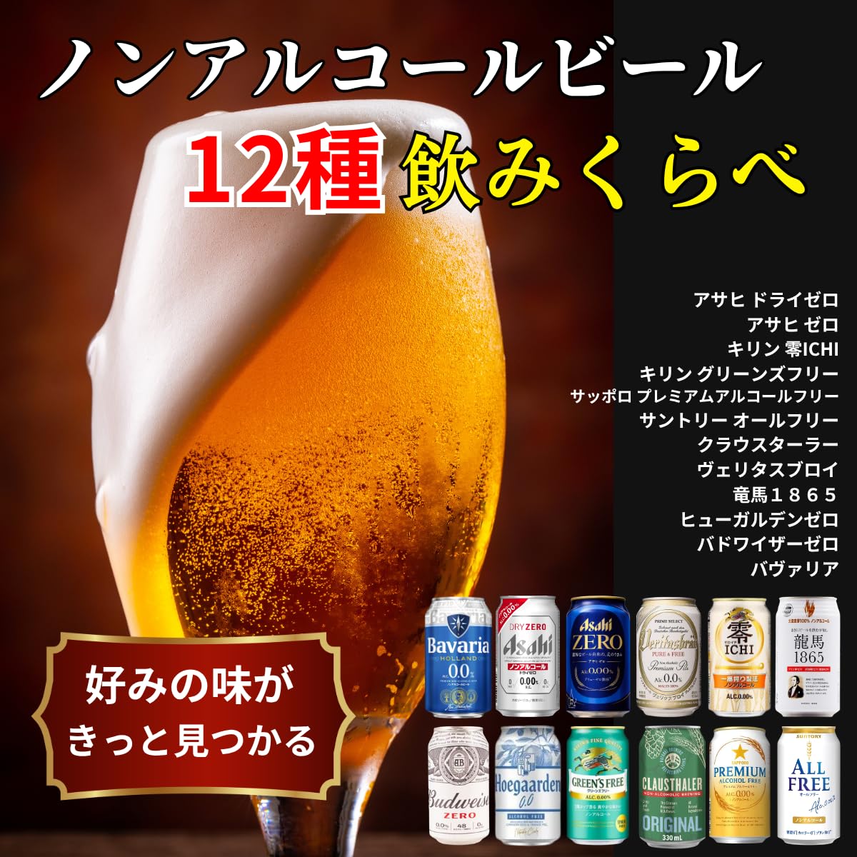 Amazon.co.jp: ノンアルコール ビール ギフト 退職 飲み比べ