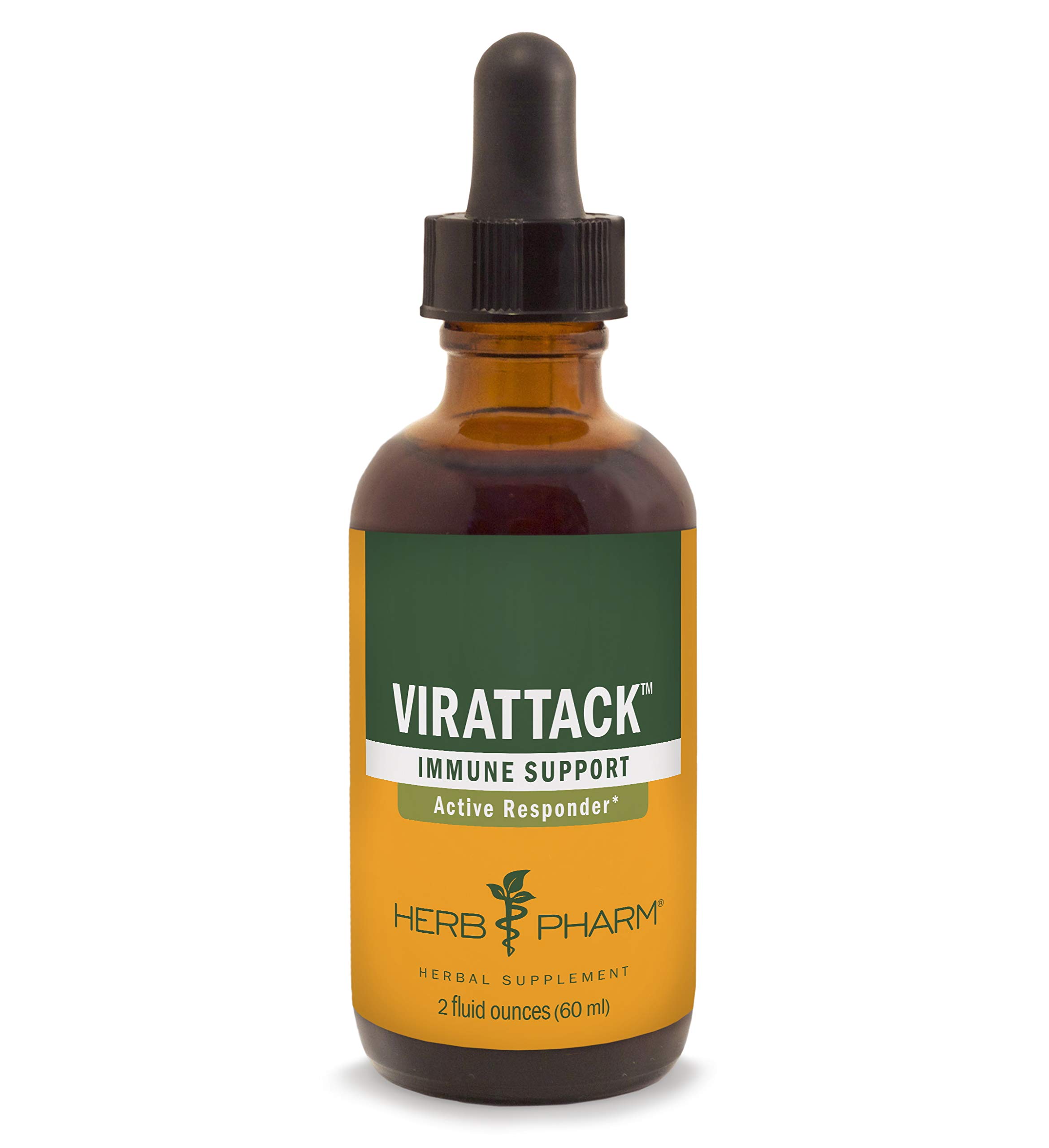 Herb Pharm Virattack Liquid Herbal Formula with Lomatium for Active Immune System Support - 2 Ounce