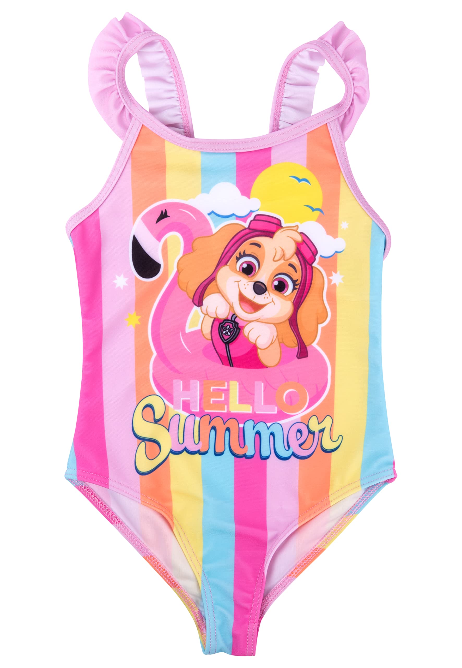 United Labels Paw Patrol Bañador con volantes para niña – Skye Hello Summer Bañador Niños Multicolor Multicolor