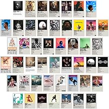 50 PCS Album Cover Posters, Album Cover Posters Collage Kit,Room Decor Aesthetic for Teen Girls, Dorm Music Trendy Wall Art, Wall Collage Kit Aesthetic Pictures,Wall Collage Kit Aesthetic Pictures