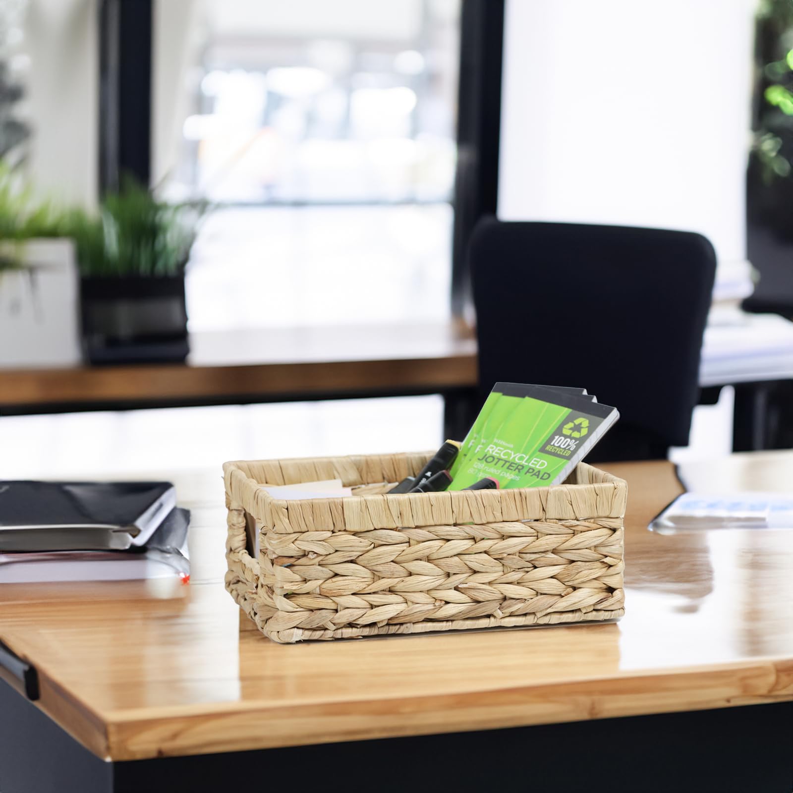Wicker Baskets for Organizing - Rattan & Hyacinth -5