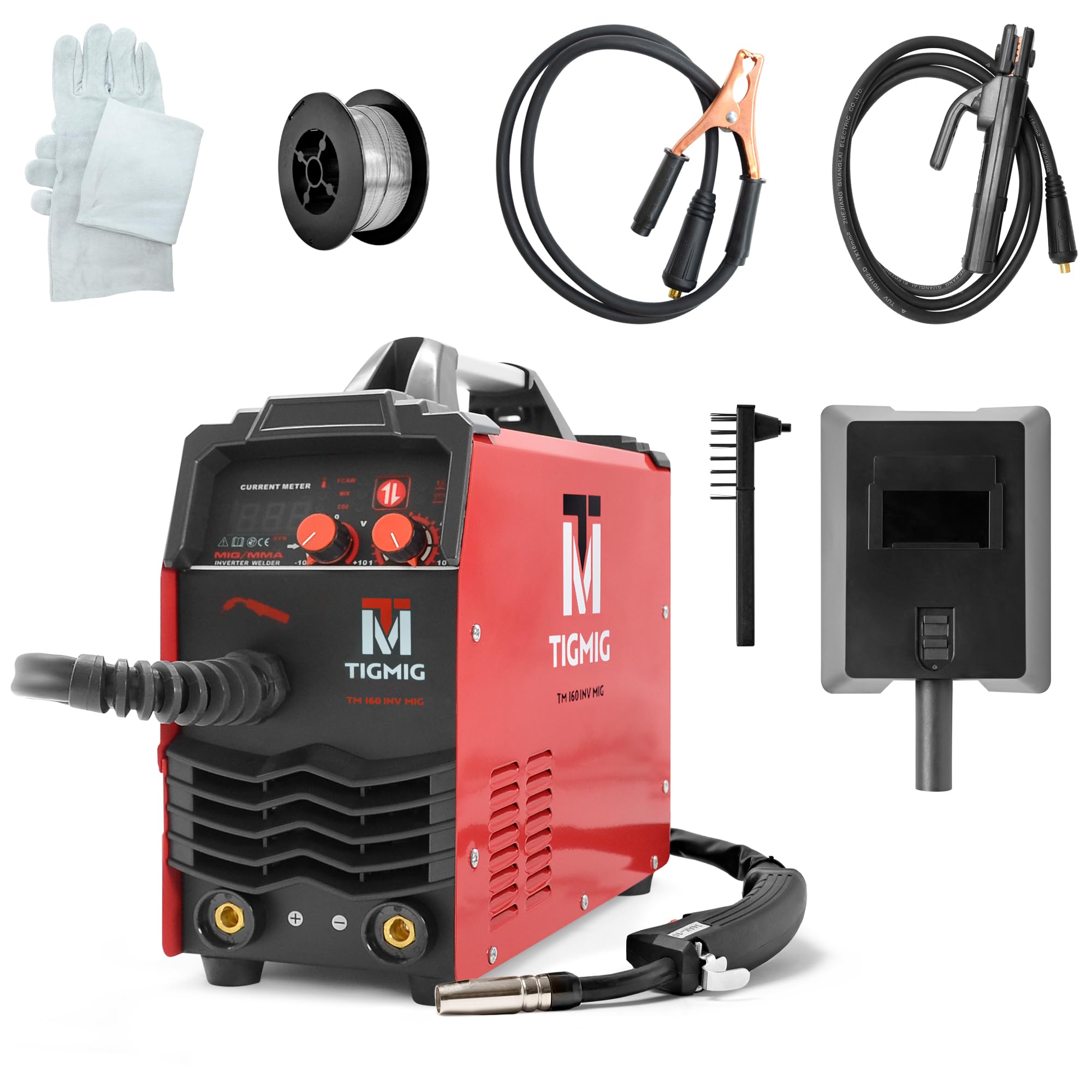 TIGMIG MIG MAG Flux TM160INVMIG Continuous Wire Inverter Welder