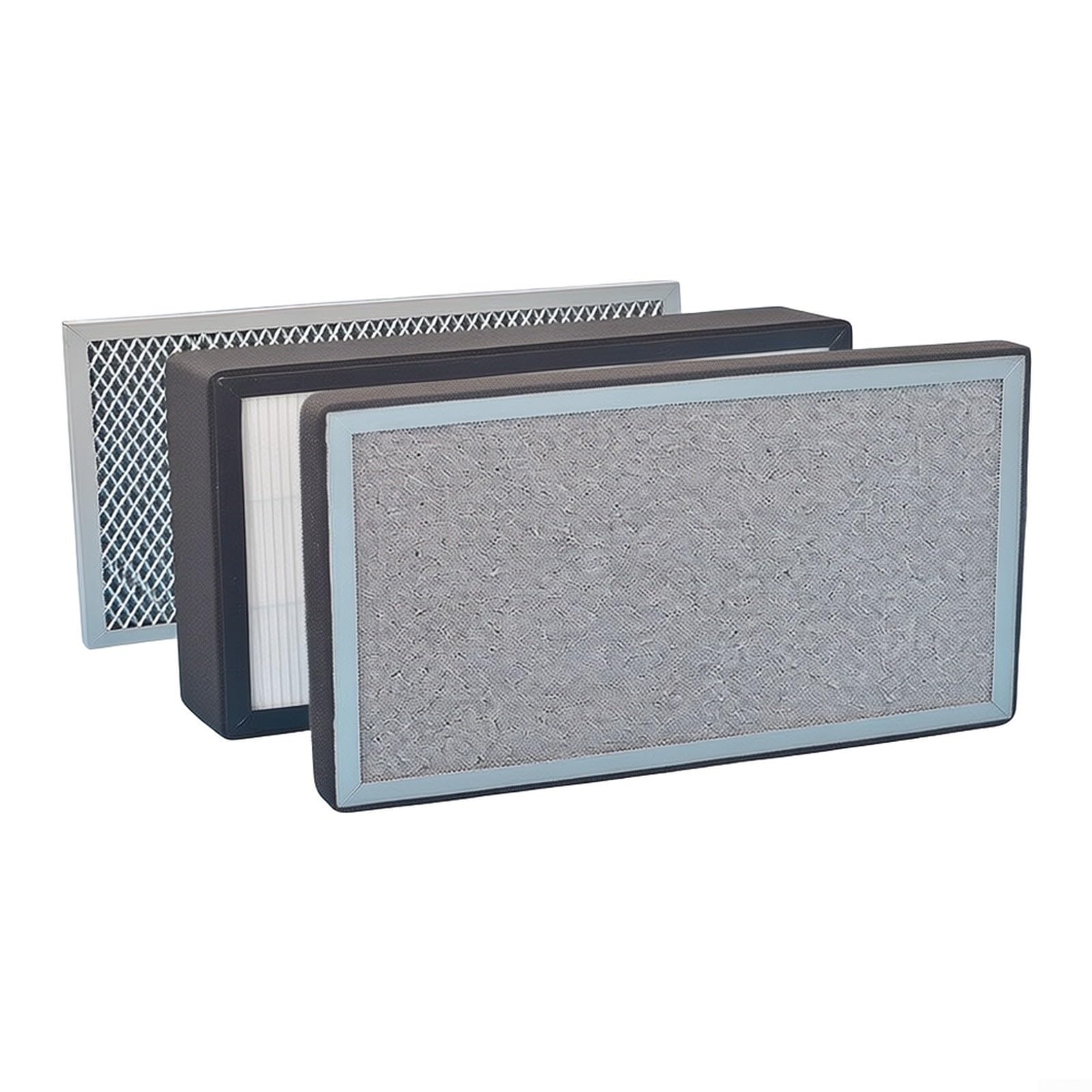 Filtro HEPA 3 para capas para Ventilador Inline 100mm Purificador Aire para elimina para polvo Pelo Mascota Activado Galvanizado(100mm)