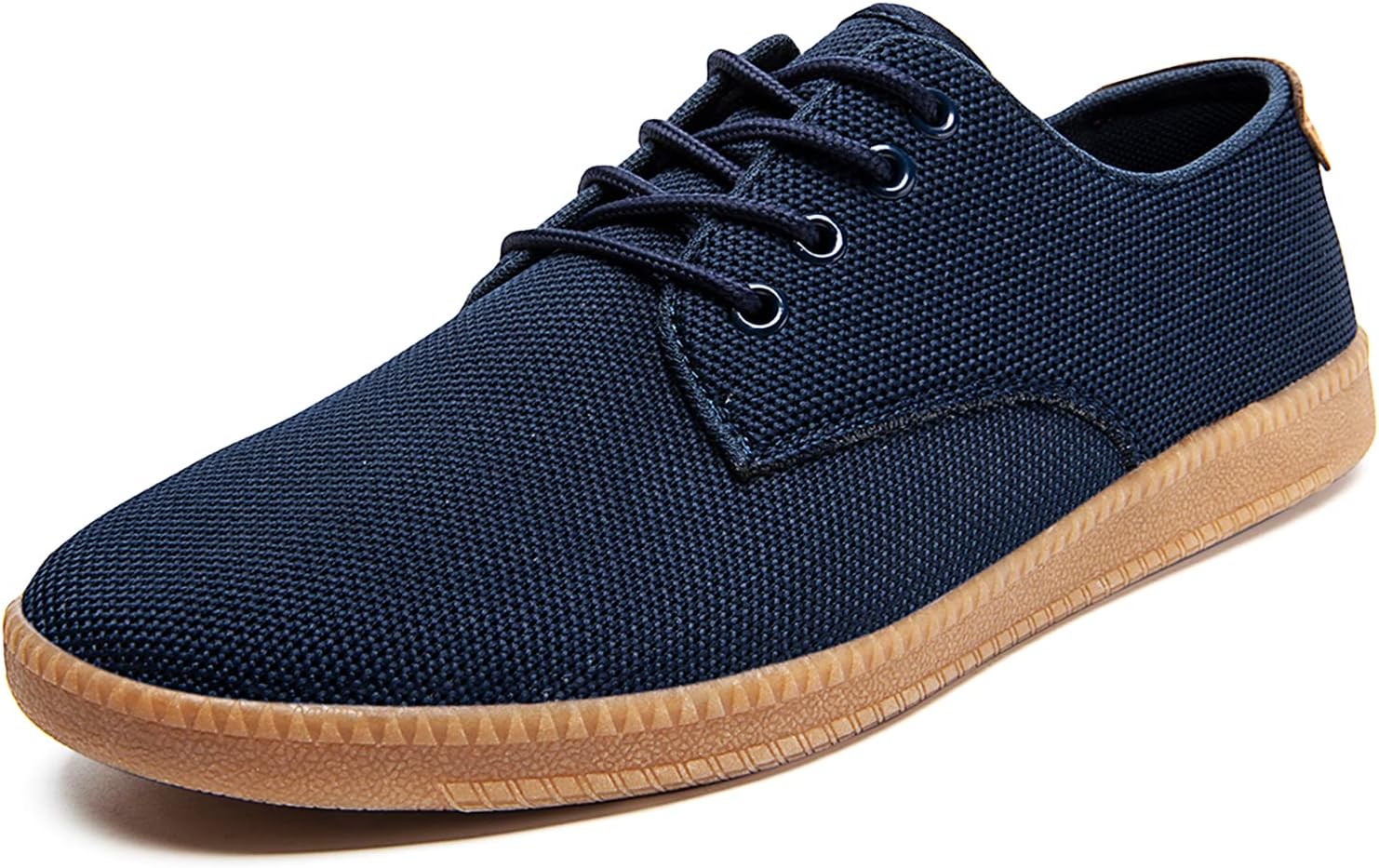QIJGSMens Trainers Casual Slip on Shoes Sneakers Loafers Oxford mesh Minimalist Dress Sports Comfy Tennis Low top Walking Gym Shoe