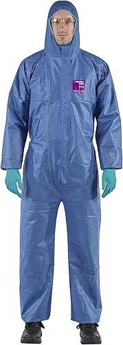 Ansell AlphaTec Mono de Trabajo Desechable, Protección Quimica, Bricolaje e