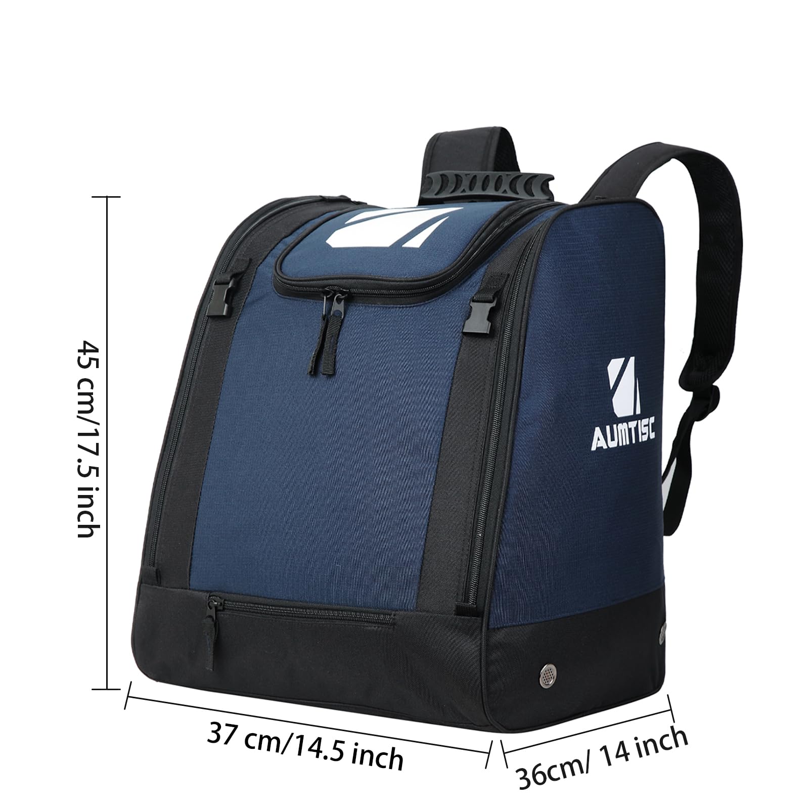 AUMTISC Mochila de esquí para esquí, Nieve, Equipo Deportivo, Bolsa de Viaje, Chaqueta, Casco, Gafas, Guantes y Accesorios