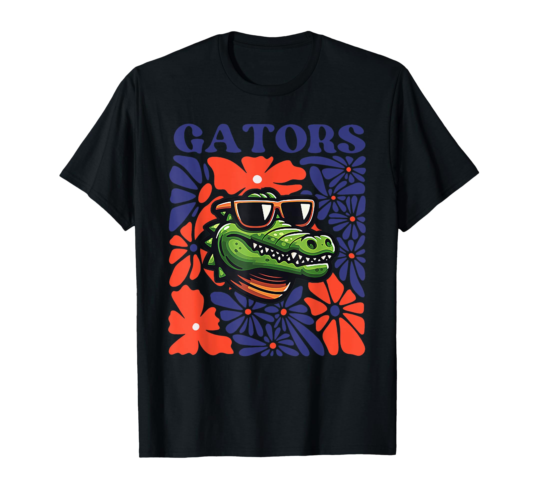 Gators Floral Retro Back to School Spirit SquadT-Shirt