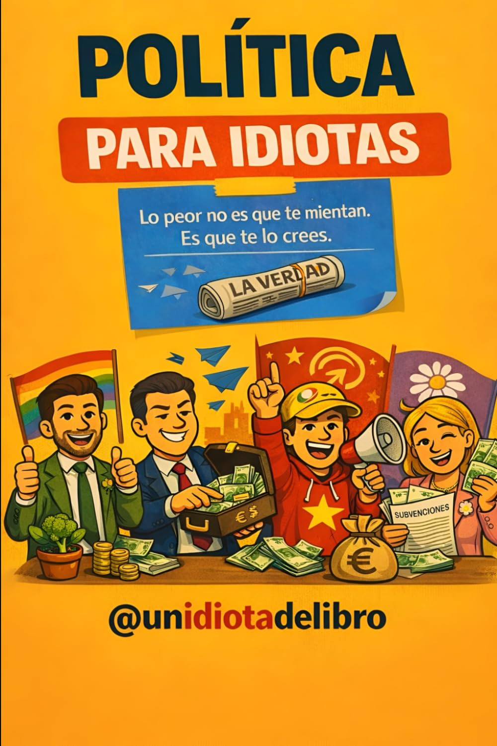 POLÍTICA PARA IDIOTAS: LO PEOR QUE PUEDE PASAR : NO ES QUE TE MIENTAN, ES QUE TE LO CREES. (LIBROS PARA IDIOTAS)