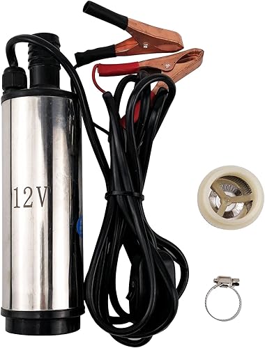 Bomba diesel eléctrica sumergible de la bomba de agua de DC 12V 80W, bomba de líquido de transferencia de combustible diesel de aceite de agua 8A