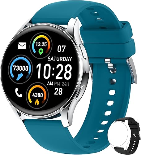 Reloj inteligente para hombres y mujeres hacer o responder llamadas Reloj inteligente Bluetooth para teléfono Android iOS impermeable deportivo