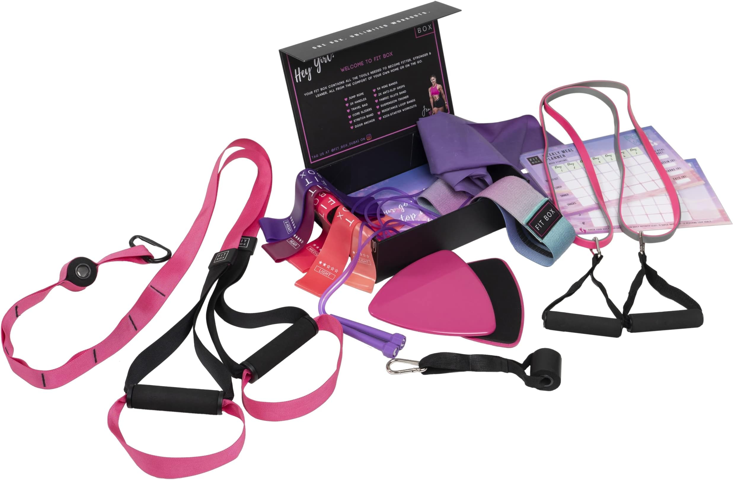 FIT BOX - One Box. Unlimited Workouts. A Compact, Convenient And Versatile Home And Travel Workout Solution.