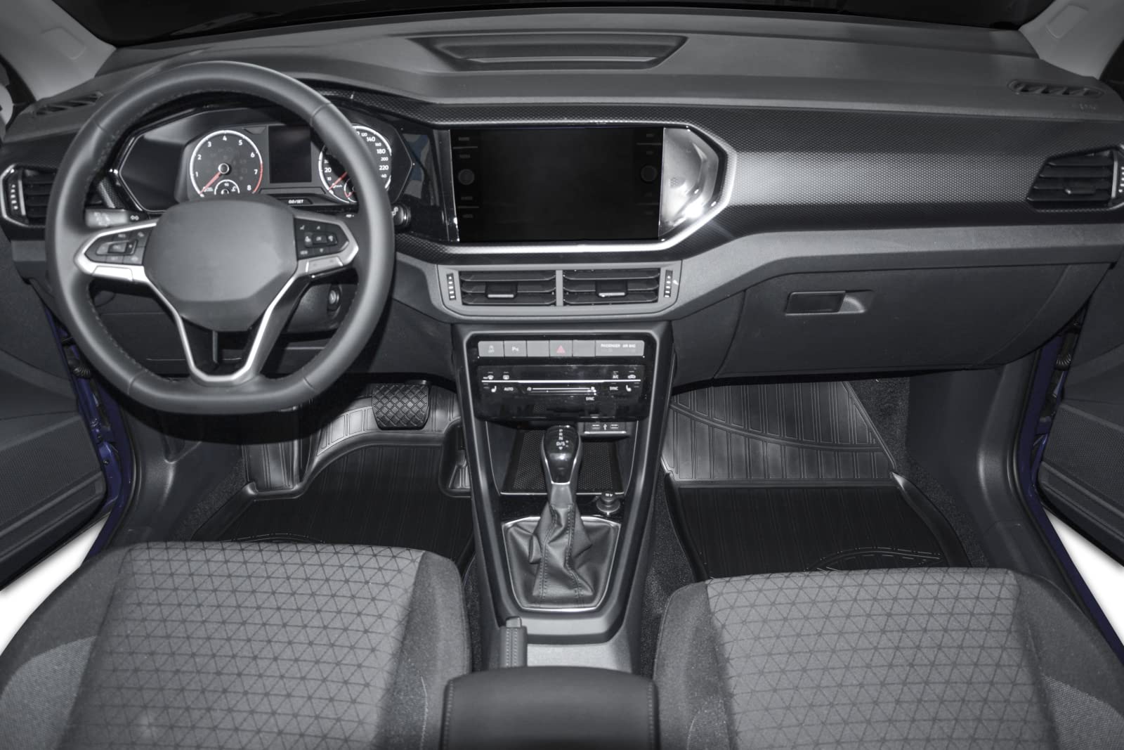 J&J AUTOMOTIVE Tappetini Gomma TPE Per Kia Soul (2014-2020) - Kit 4 Pezzi Su Misura, Inodori, Antiscivolo, Nero - Facili Da Pulire - 4