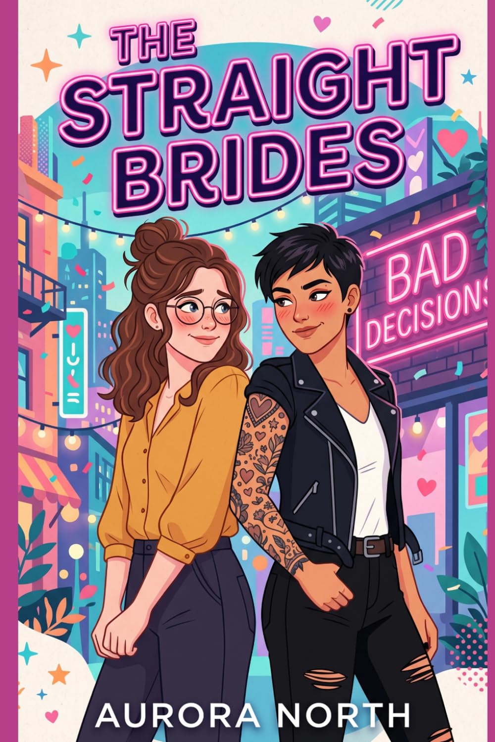 The Straight Brides: A Sapphic Fake Marriage Romance