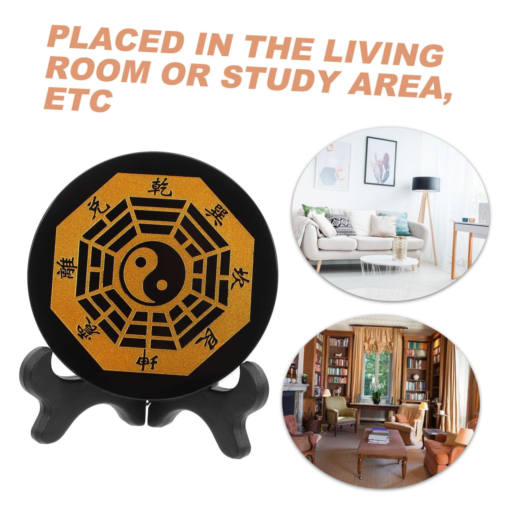 中国工芸品 彫刻 占い用具 八卦 太極八卦 占卜 玉石 中国美術