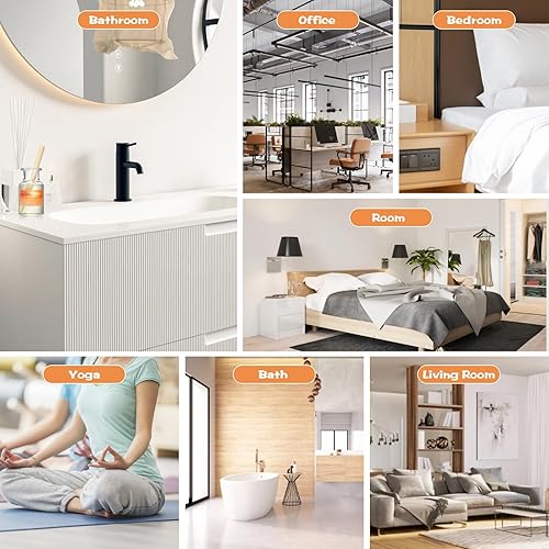 Miniatura 7 de Juego de difusor de varillas para el hogar, difusor de varillas de aceite perfumado de 5.3 onzas, difusor perfumado de spa para dormitorio, baño,