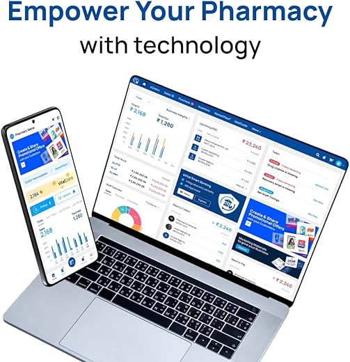 eVitalRx Pharmacy Software – Billing, Inventory Management, CRM all in one (Capsule Plan)