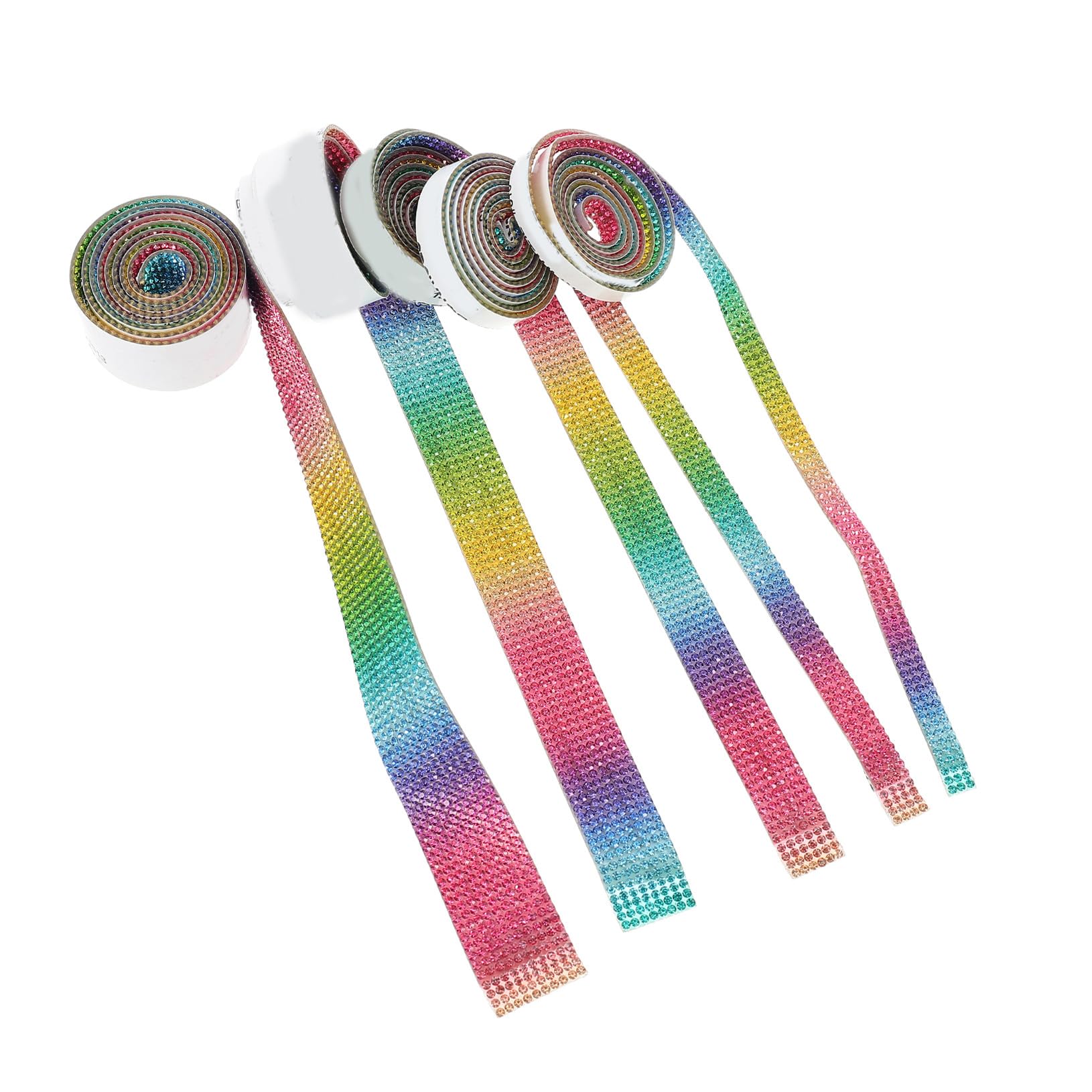 Ruban de strass auto adhésif Angoily pour décoration de mariage et bricolage créatif (10 rouleaux)