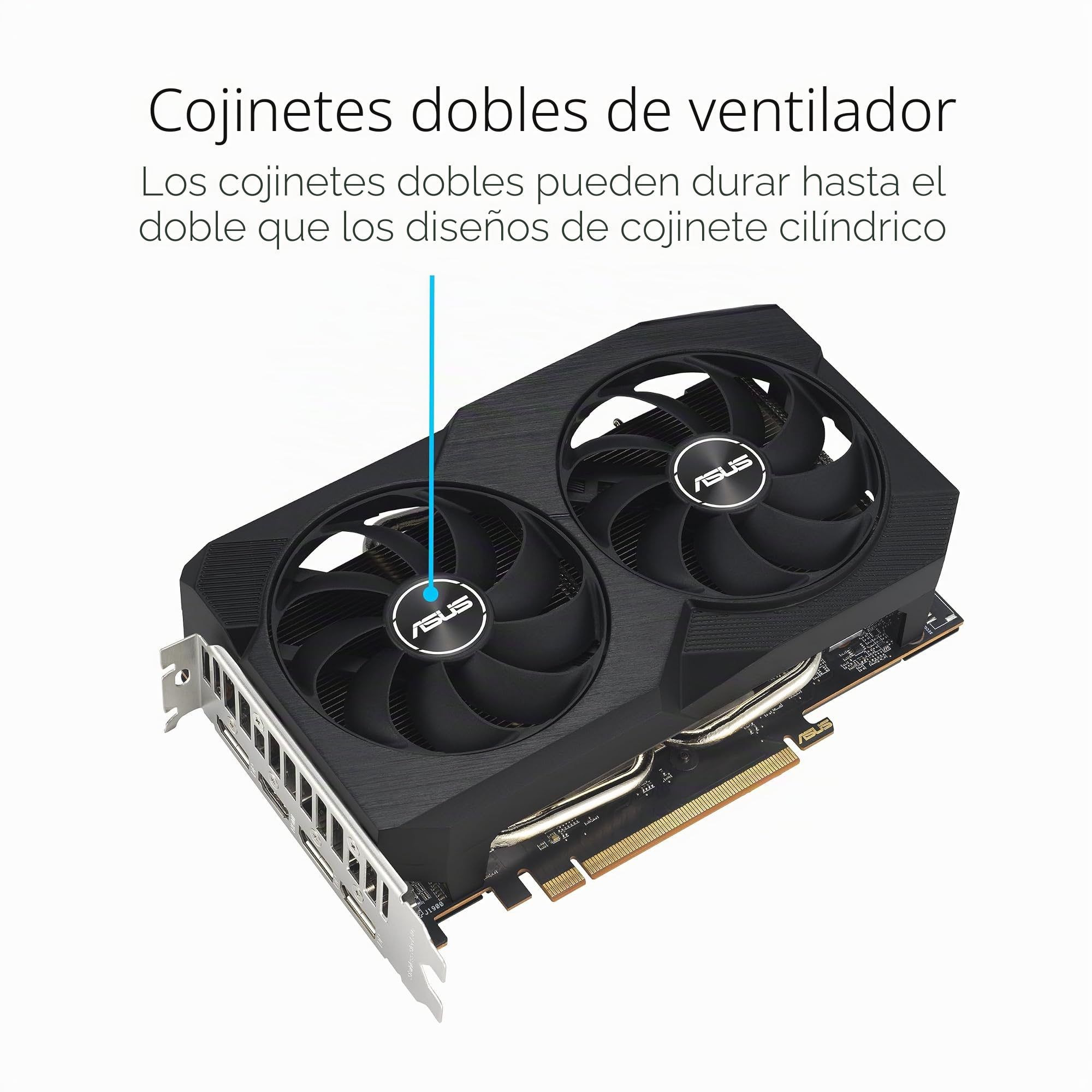 ASUS Dual Radeon RX 7600 V2 OC Edition - Tarjeta gráfica para