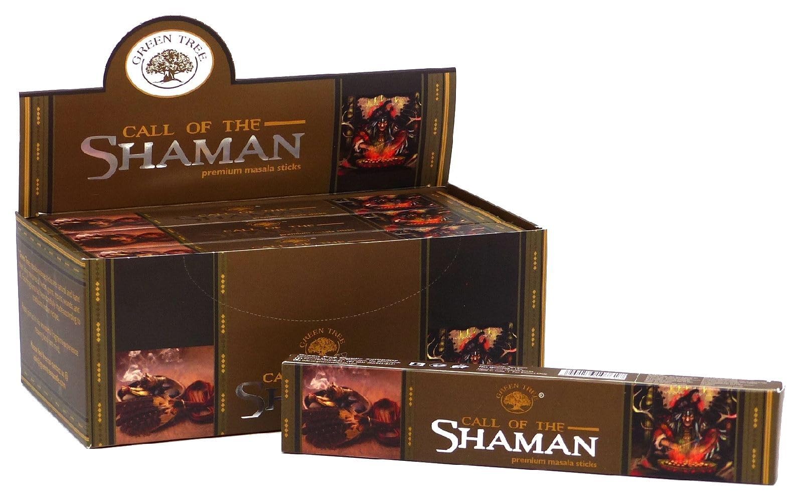 Call Of The Shaman Masala Incense Sticks 15g - Shamanka, The Seer