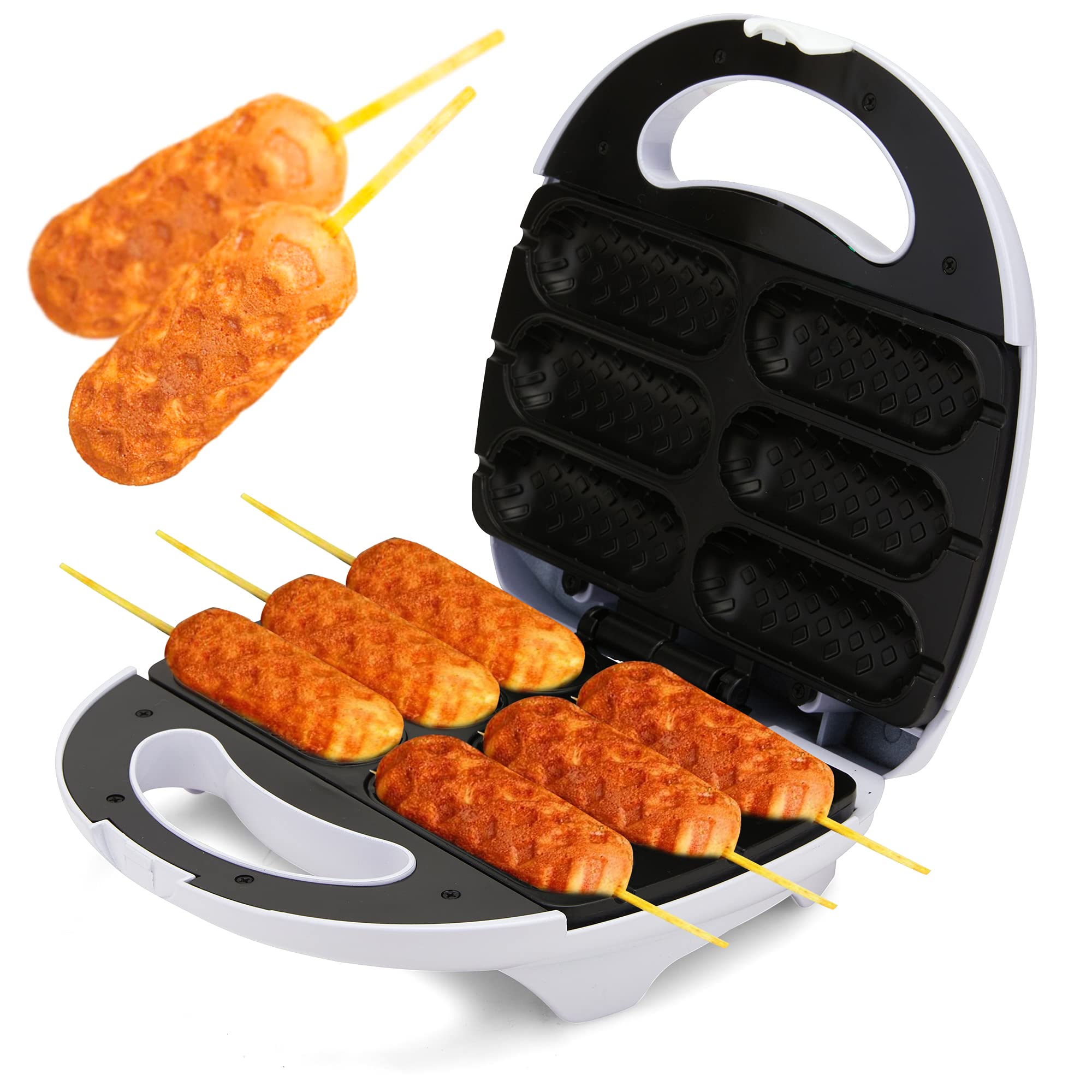 Lumme Waffle Corn Dog Maker Hot Dog Presser Maker Waffle Stick Maker