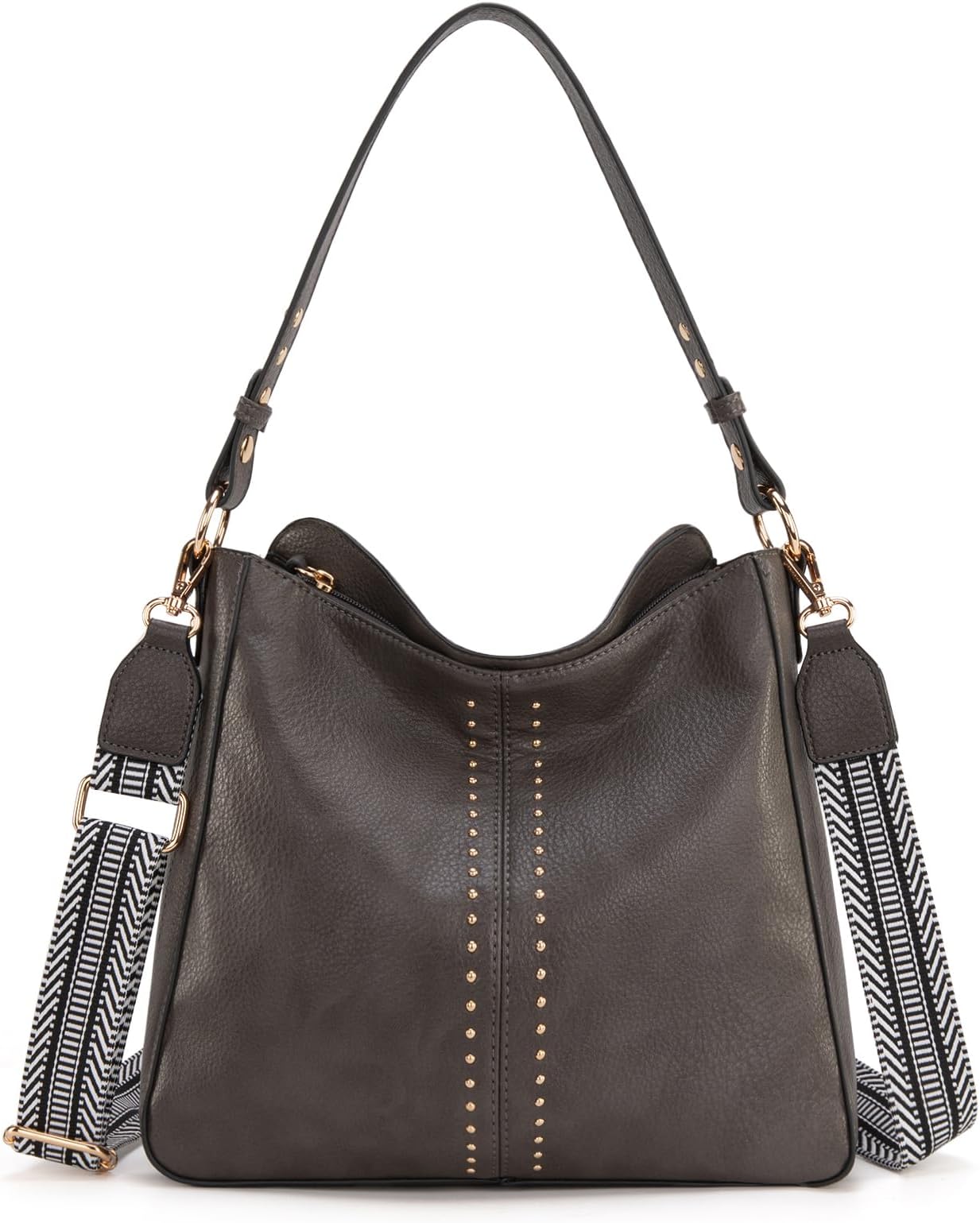 Medium Hobo Bags for Women Top Handle Satchel Shoulder Purse Bucket Handbag