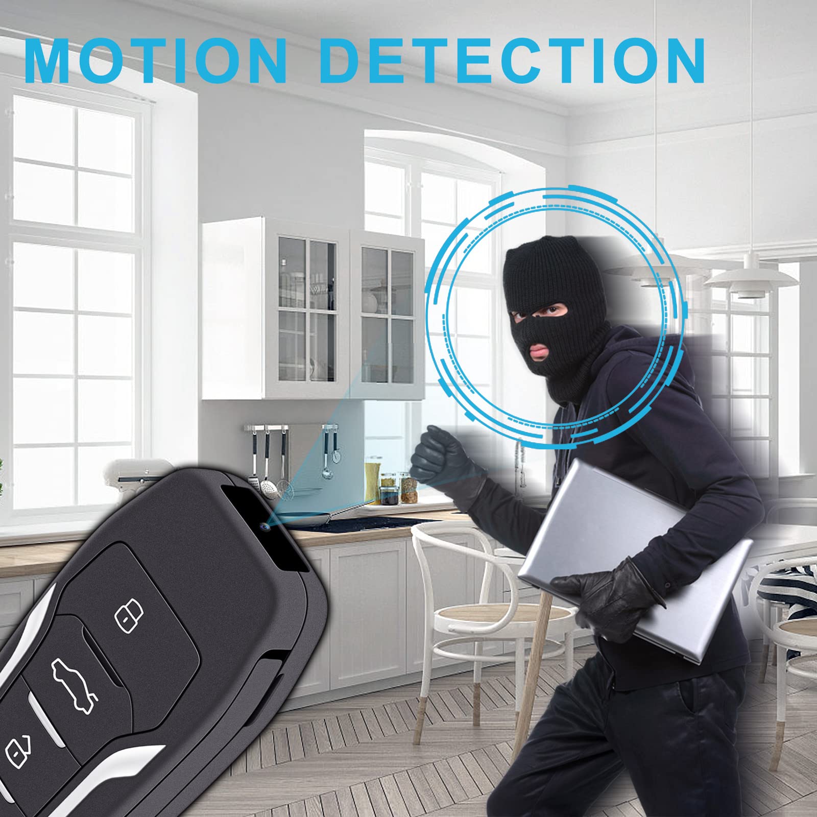 Mini Telecamera Spia 64GB - HD 1080P Con Rilevatore Di Movimento, Perfetta Per Monitoraggio - Foto 5