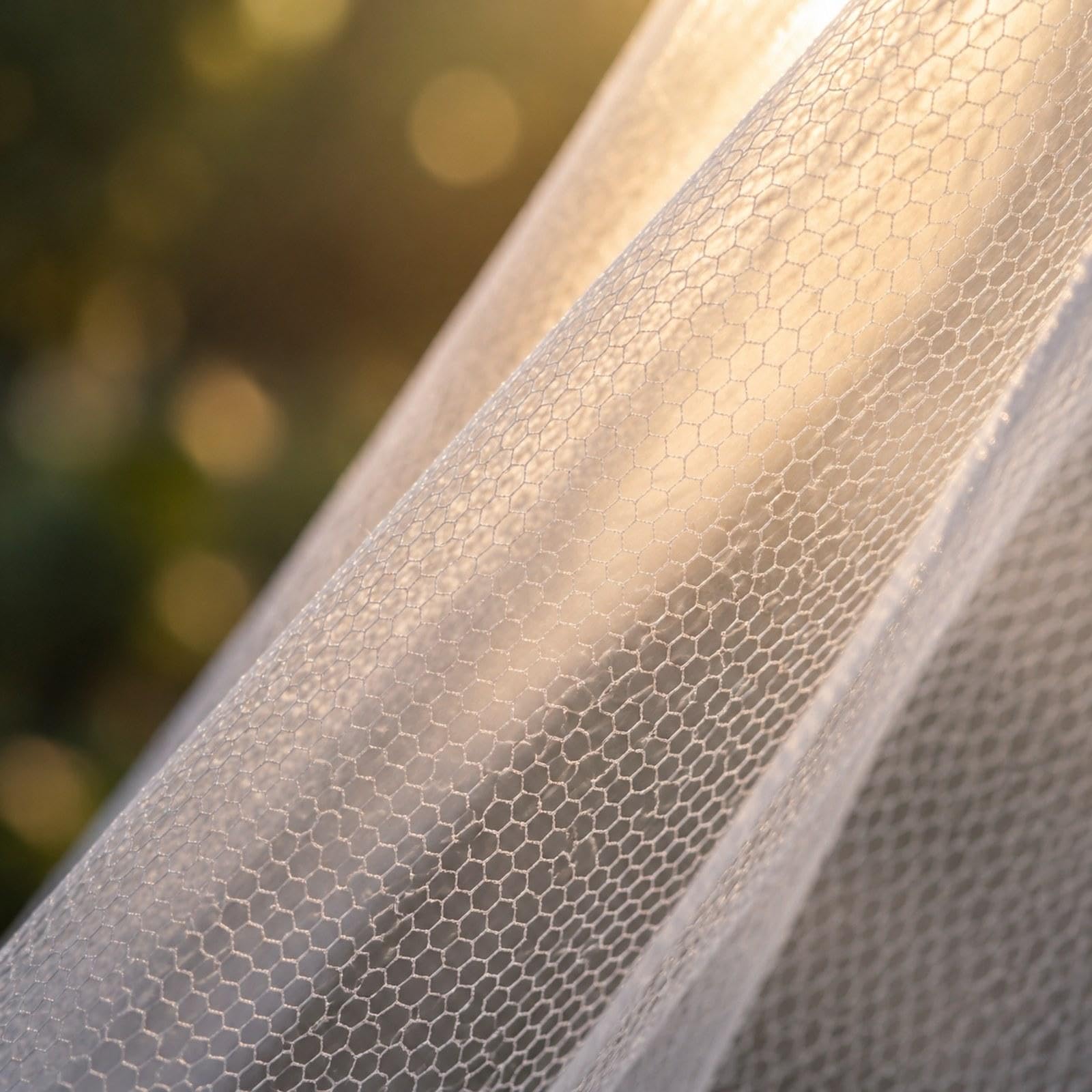 Moustiquaire pour Terrasse et Camping, Rideau en Polyester, Tissu Doux, Installation Rapide avec Corde, Idéale pour Les Pique-niques, AUT, 300 X 500 X 250 Cm