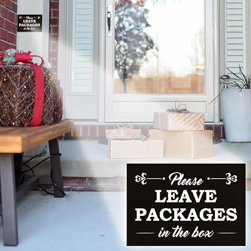 Miniatura 5 de PMA020 - Letrero de advertencia para la casa uso para la oficina en casa o negocios para puerta delantera entrada de apartamento decoración de pared