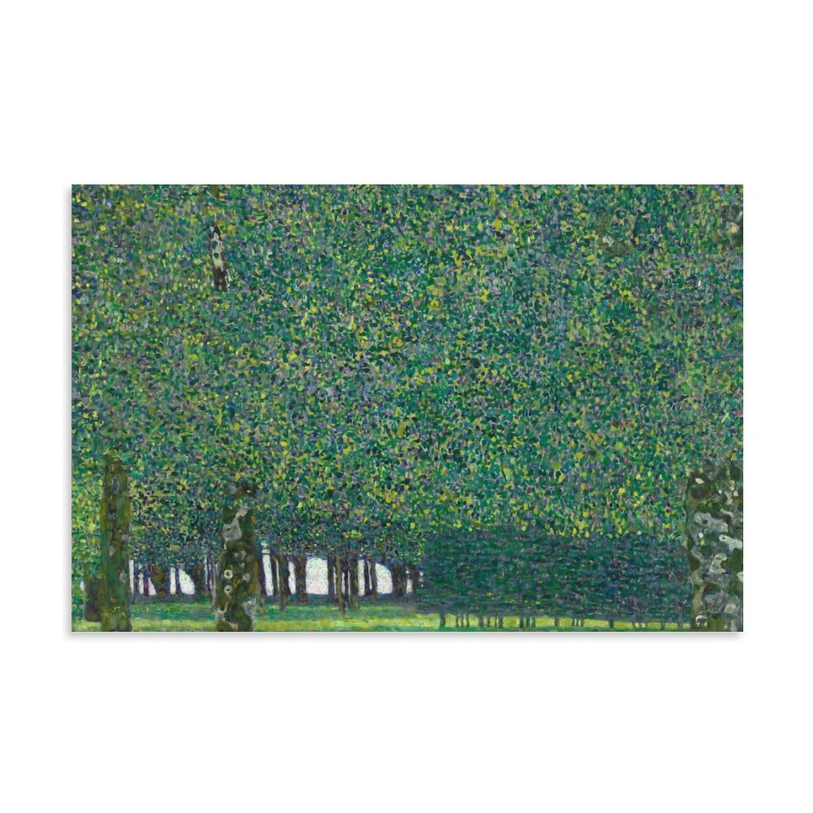 Ranxajin Unframe Gustav Klimt Poster Symbolist Famous Painting (The Park) Room Aesthetic Canvas Print Art Poster, Wall Art Home Decor Painting; ; 24X36inch(60X90cm)