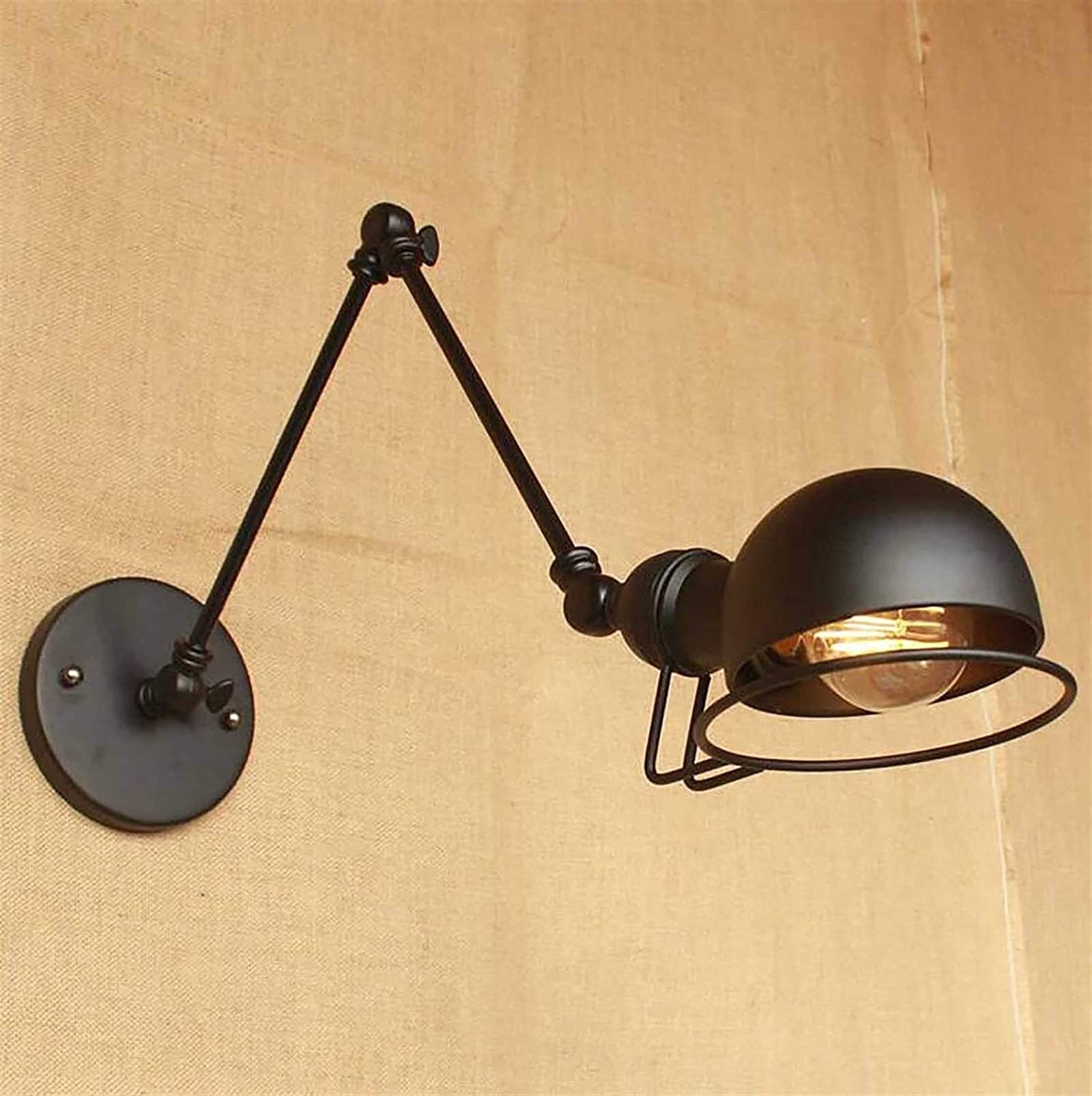 Lámpara De Pared De Brazo Largo Retro Industrial Clásico De 2 Secciones, Lámpara De Pared De Balancín Estadounidense, Aplique De Pared, Estudio, Bar, Cafetería, Estudio, Decoración De La Habitación