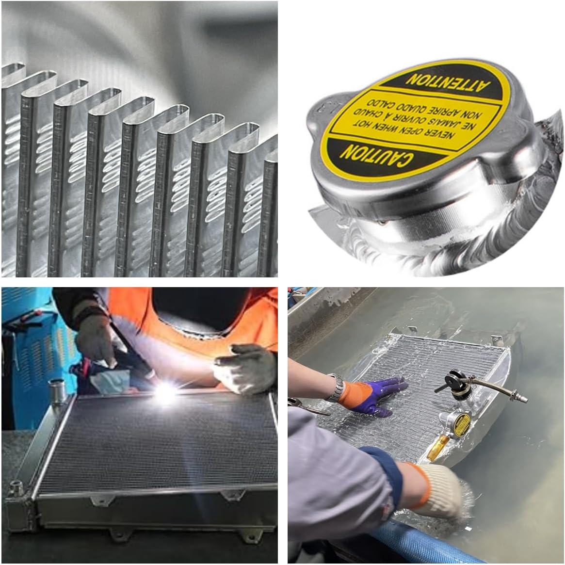 3 Row Aluminum Radiator Compatible with 1987-2006 Jeep Wrangler YJ TJ 2.4L 2.5L 4.0L 4.2L CC2101 Radiators