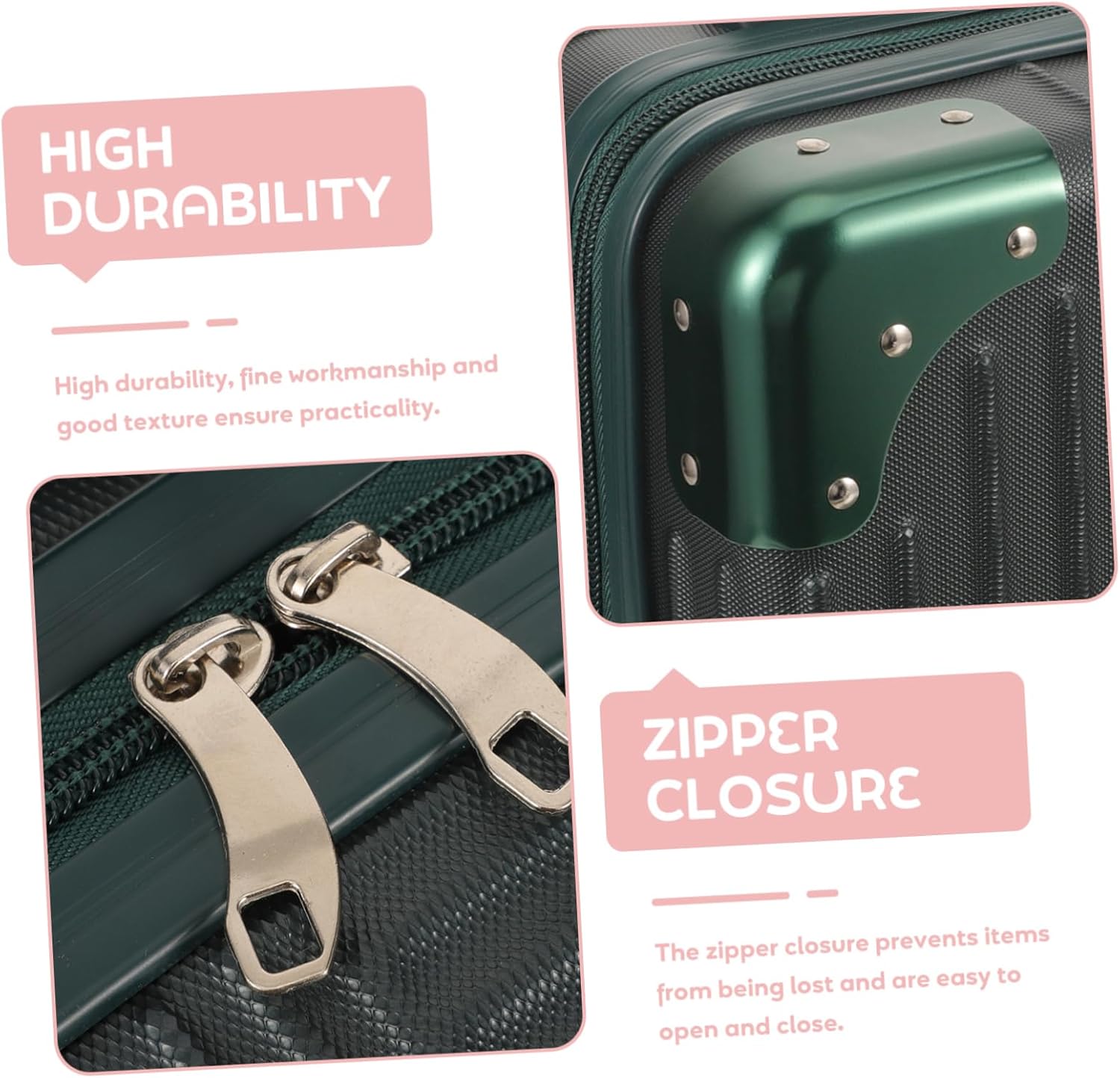 CANIGHT Travel Toiletries Case Luggage Organizer Women Toiletry Bag Makeup Supplies Storage Box Handheld Cosmetics Case