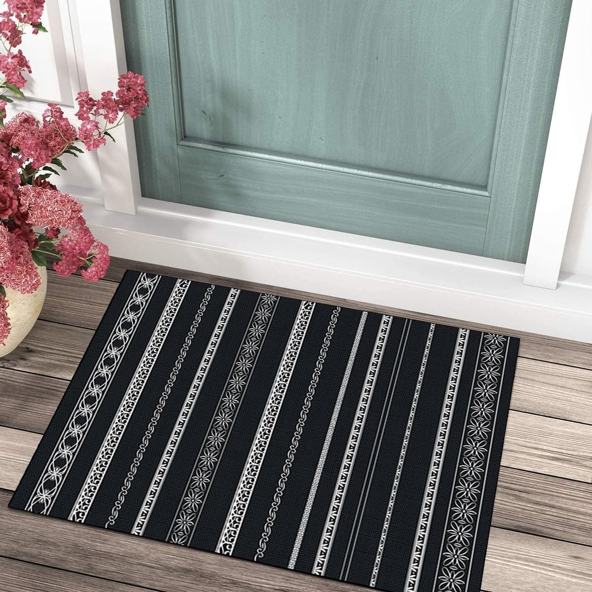 QQrunner Teppich Läufer 80x250cm - Waschbar & Rutschfest Für Flur & Küche