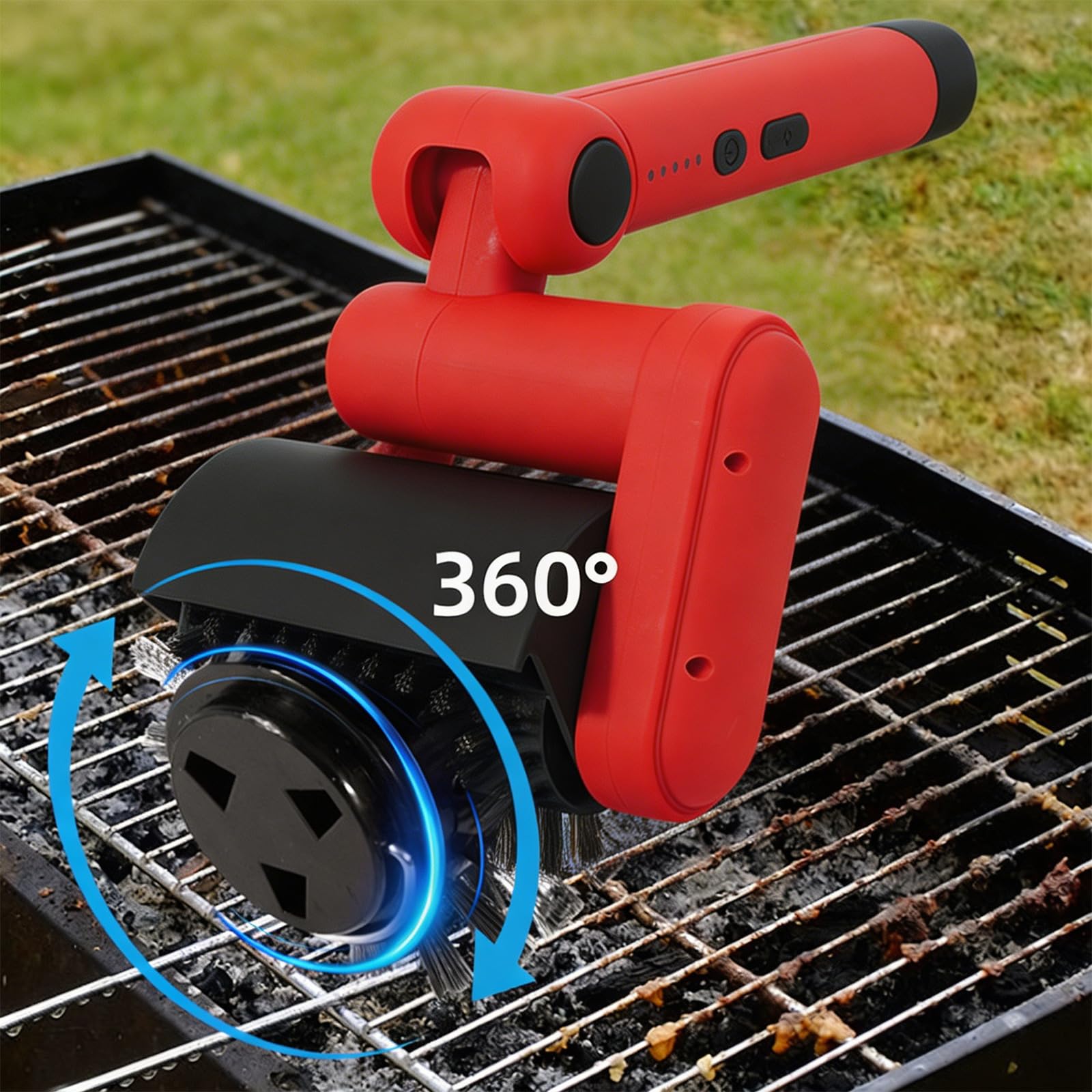 Spazzola elettrica per barbecue