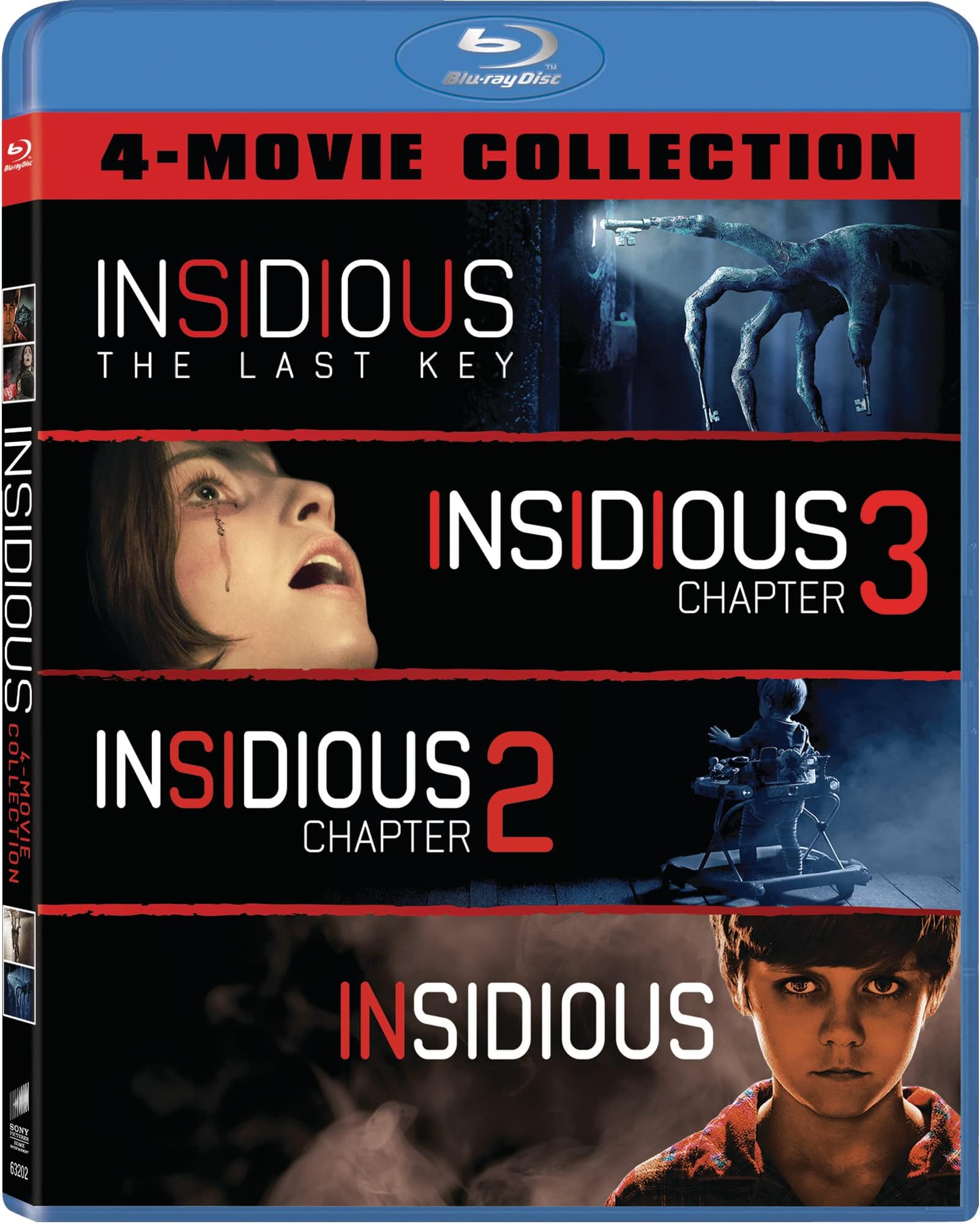 Insidious / Insidious: Chapter 2 / Insidious: Chapter 3 / Insidious: The Last Key - Set