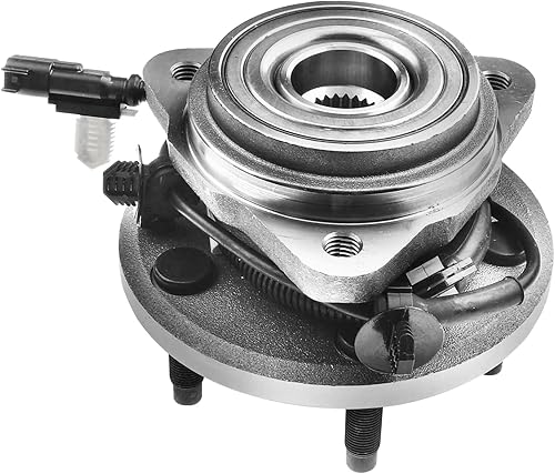 Miniatura 20 de Detroit Axle - Cojinete de rueda delantera izquierda o derecha y conjunto de cubo con 5 lengüetas de repuesto para Hyundai Sonata (2016-2019) Tucson