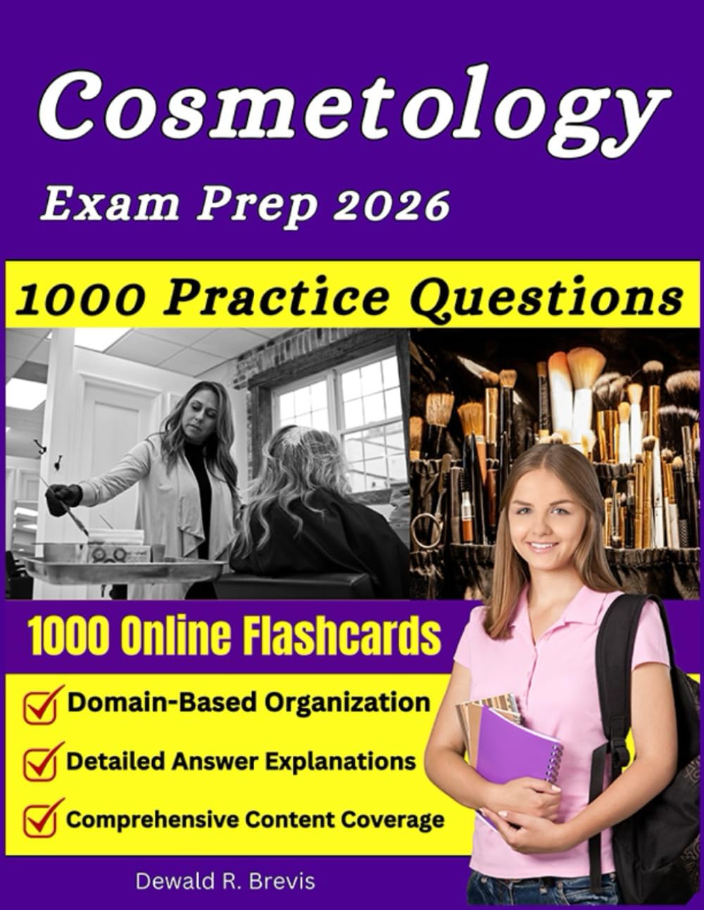 Cosmetology Exam Prep 2026: with 1000 Practice Questions and Detailed Answers Explanation for State board Exam Review