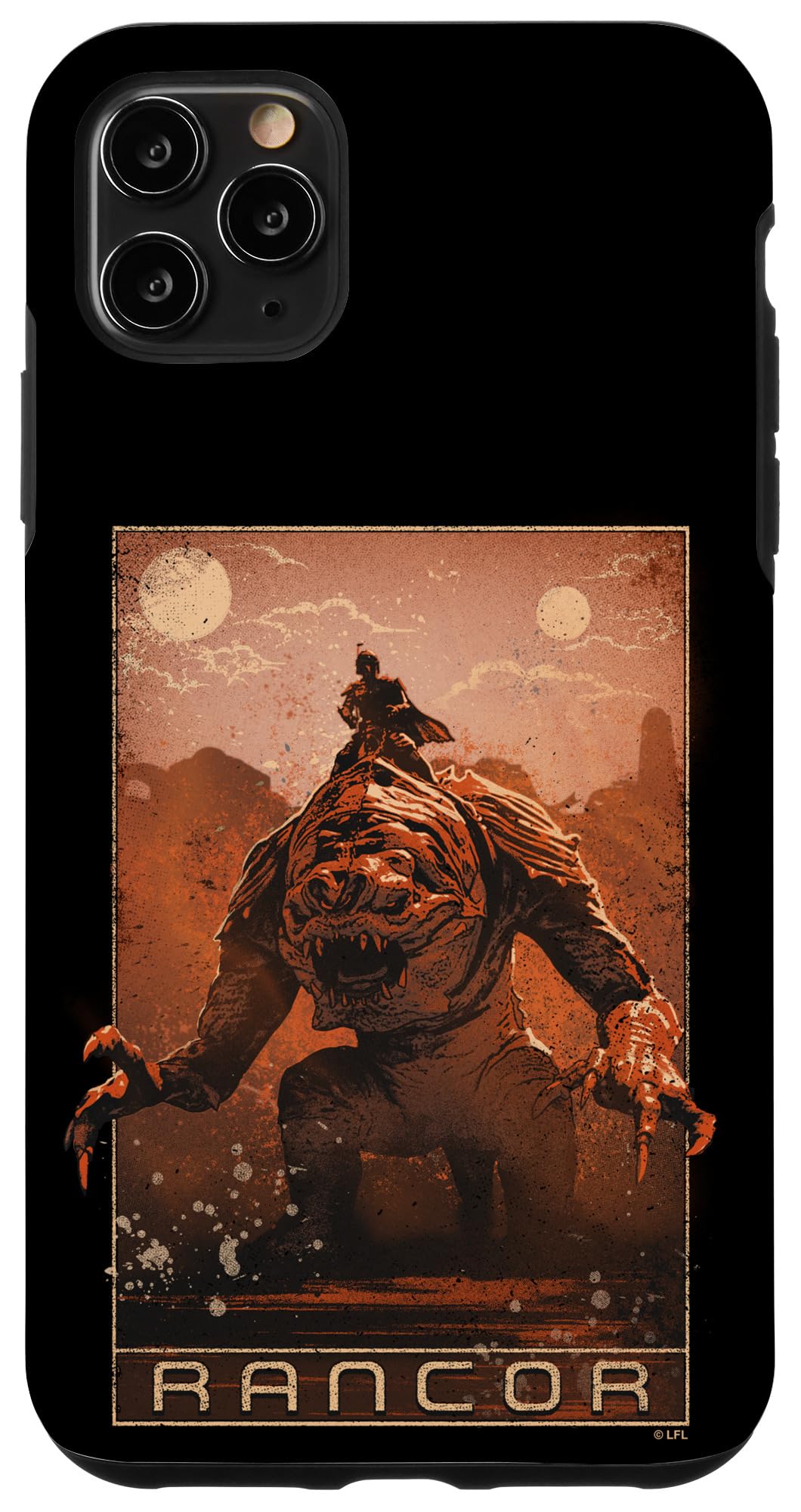 Coque iPhone 11 Pro Max Star Wars impression poster Boba Fett - 4