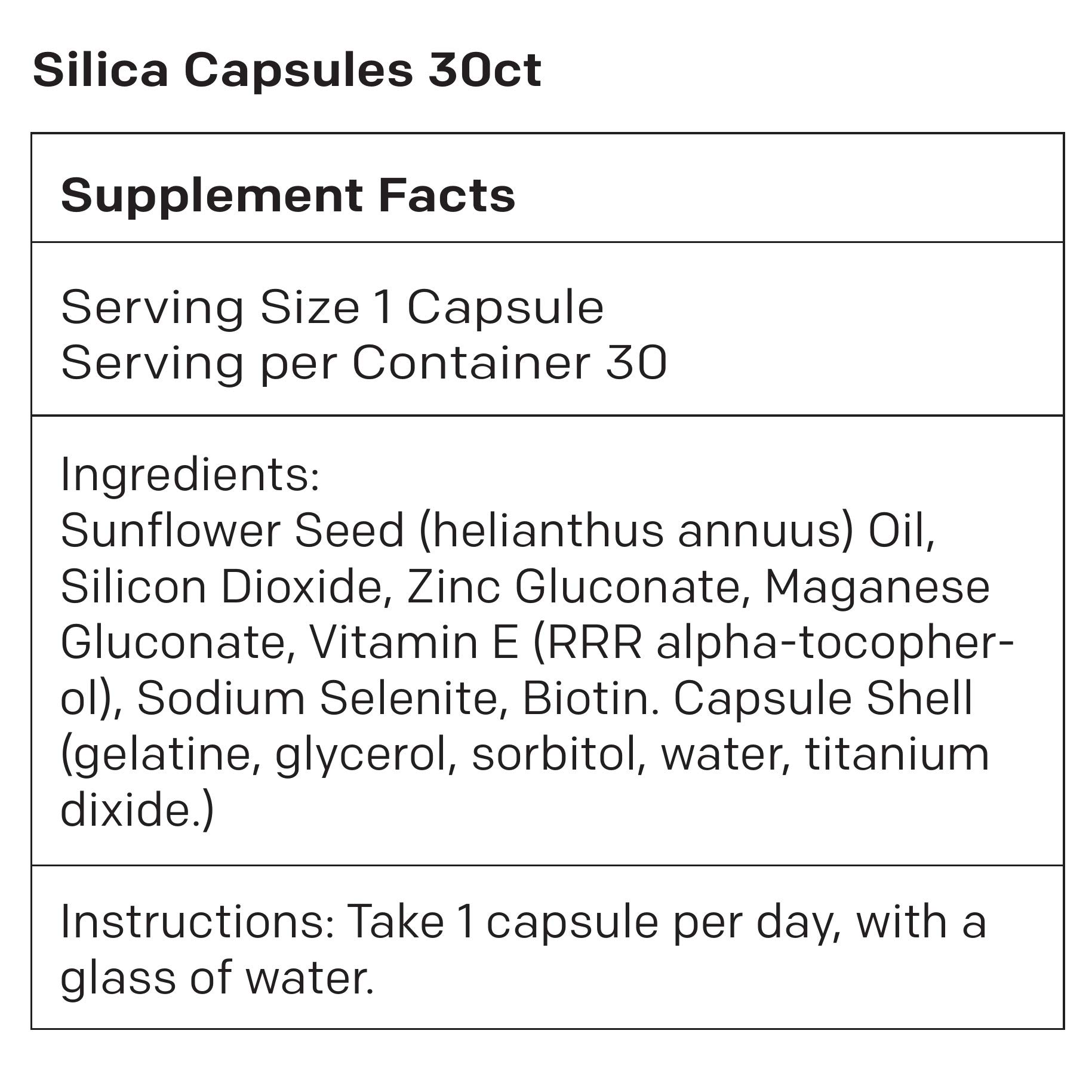 Hubner Silicea Hair Skin & Nails Silica Supplement, 30 Capsules — Amazon image 3