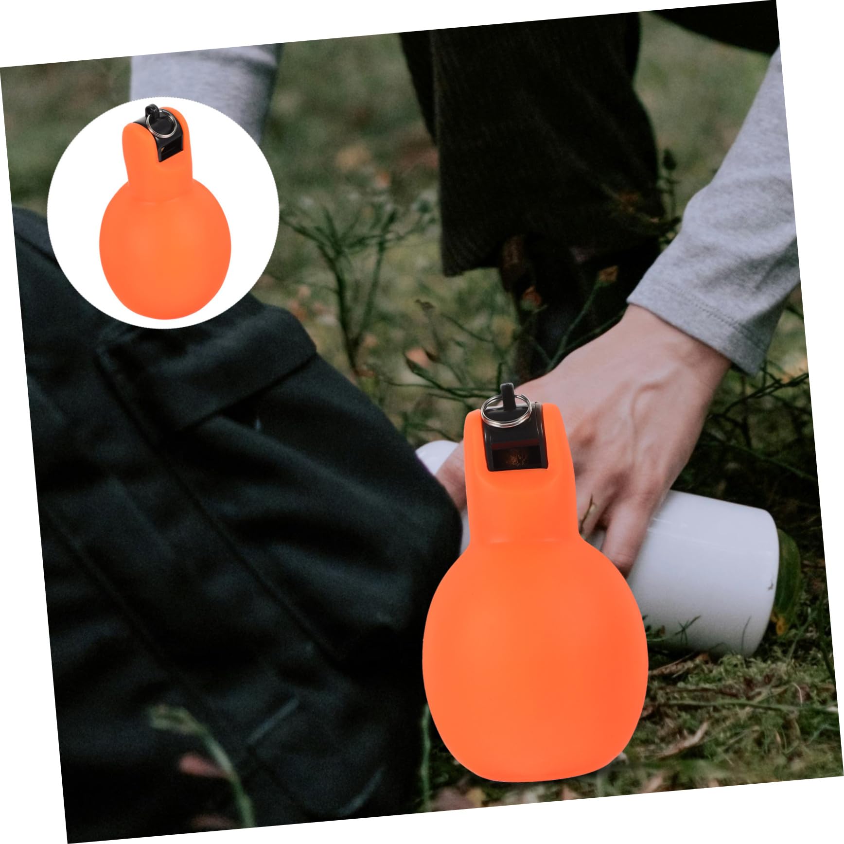 VANZACK Sifflet Extérieur Sifflet pour L'extérieur Sifflet De Survie en Plein Air Sifflet De Chasse Petit Sifflet Multi-Usage Sifflet d'urgence Sifflet De Randonnée PVC Rouge