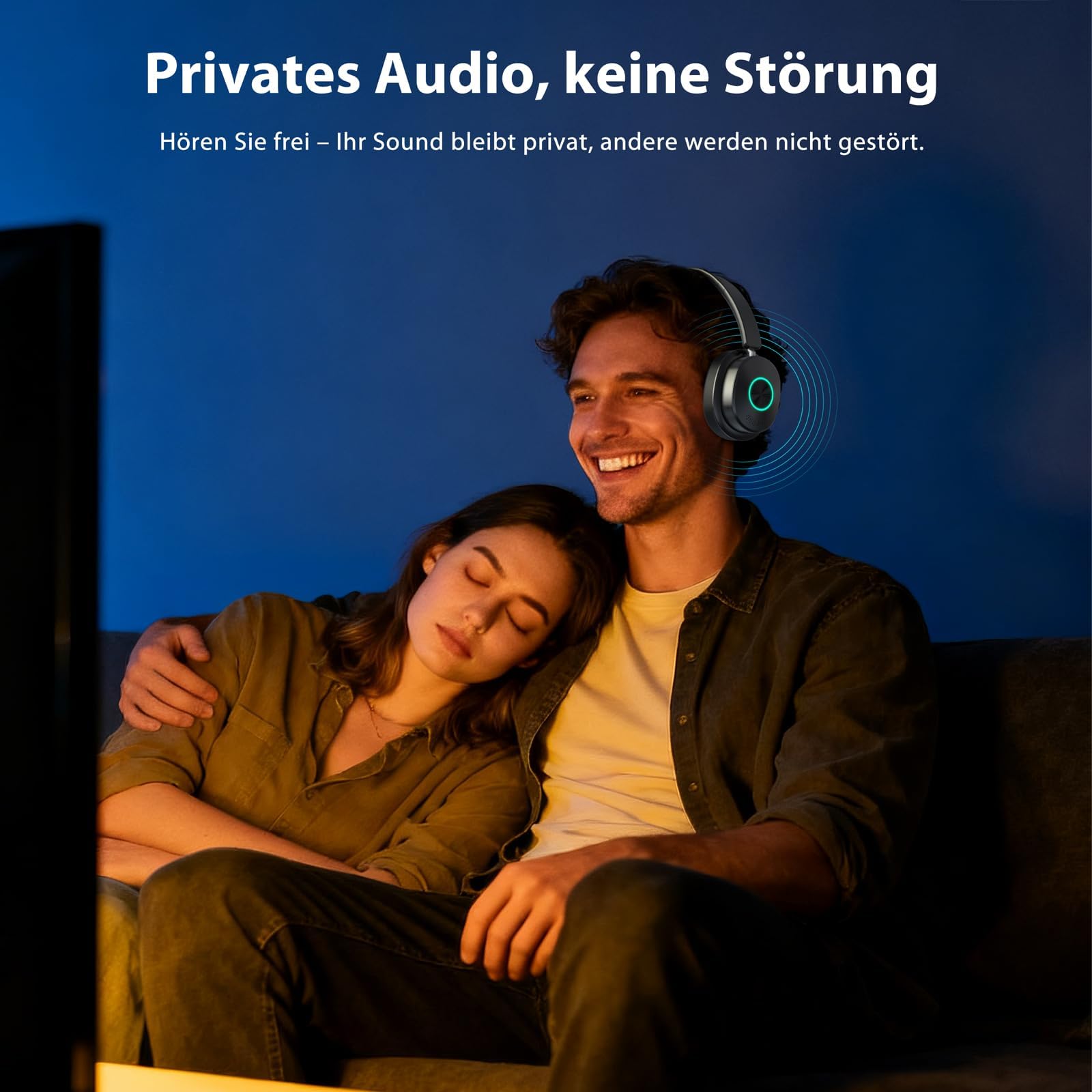 Earbay Kopfhörer für Fernseher, TV Kopfhörer kabellos mit Sender-Ladestation
