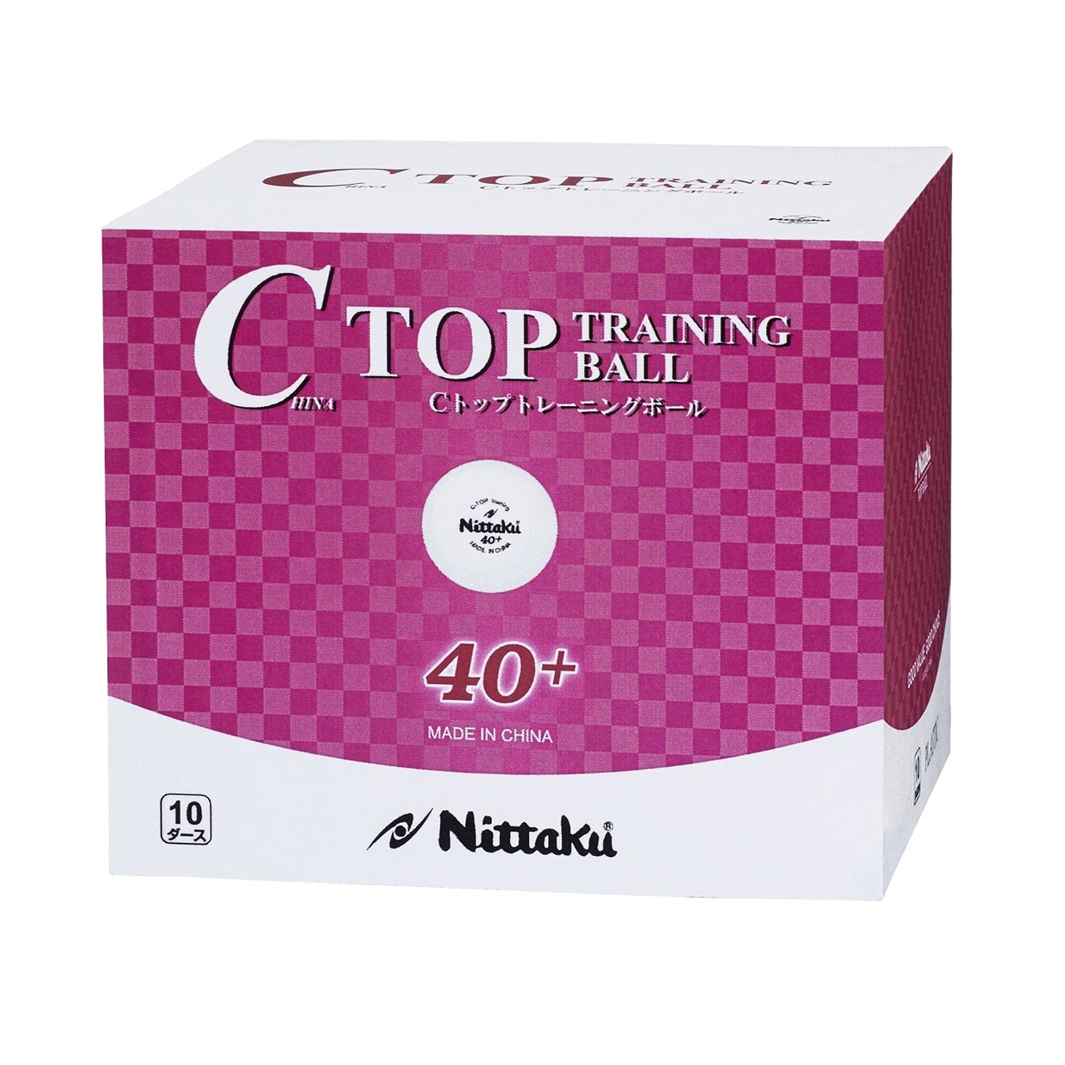Amazon | ニッタク(Nittaku) 卓球 ボール 練習用 Cトップトレ球 10 