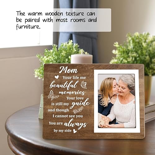 Miniatura 4 de Marco de fotos conmemorativo para mamá, regalos conmemorativos por la pérdida de una madre querida, marco de fotos de recuerdo o regalo