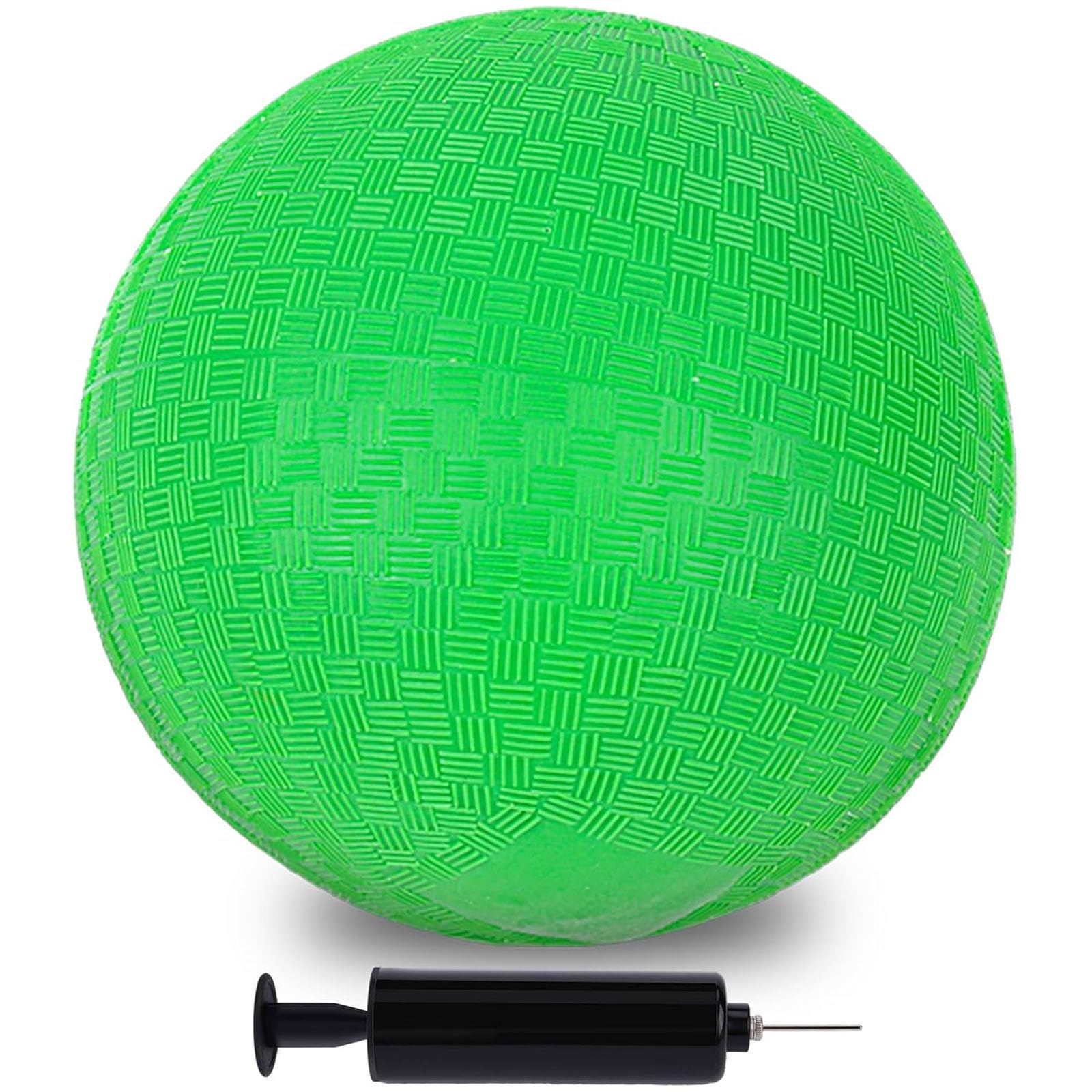 LovesTown Inflatable Playground Ball, 8.5 Inch Dodgeballs Kickballs with Air Pump, for 4…