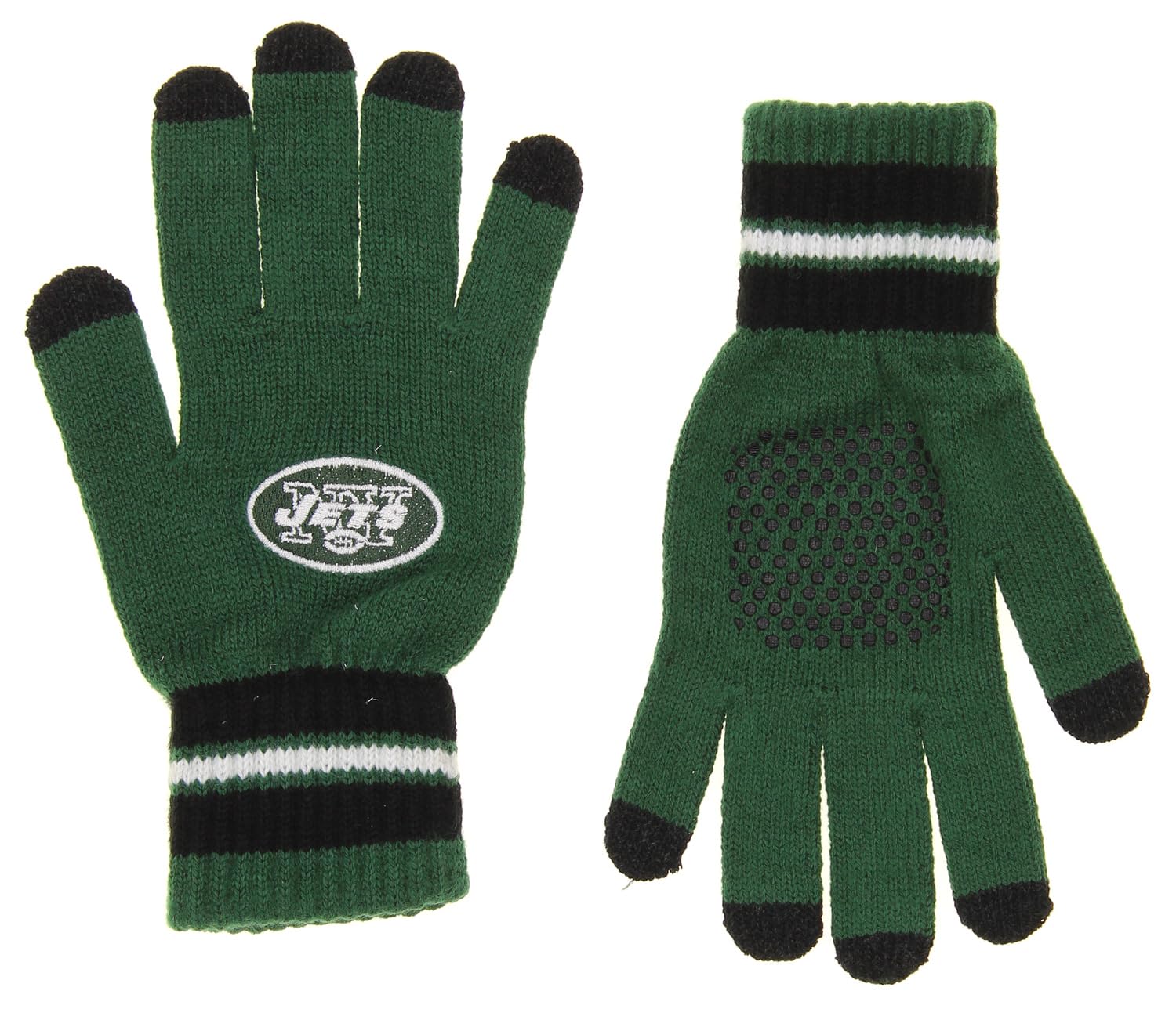 Outerstuff NFL Boys Youth (8-20) New York Jets Touch Screen Gloves, One Size