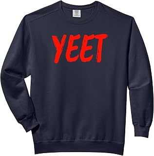 Funny Yeet Dank Meme Video Game Lover Viral Phrase Gift Comfort Colors Adult Sweatshirt